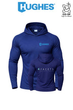 Port & Co™ Performance Pullover Hooded UPF50 Tee - HUGHES SUPPLY - HUNTERSVILLE