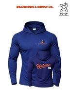 Port & Co™ Performance Pullover Hooded UPF50 Tee - INLAND PIPE AND SUPPLY - YAKIMA