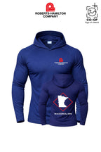 Port & Co™ Performance Pullover Hooded UPF50 Tee - ROBERTS-HAMILTON - WACONIA