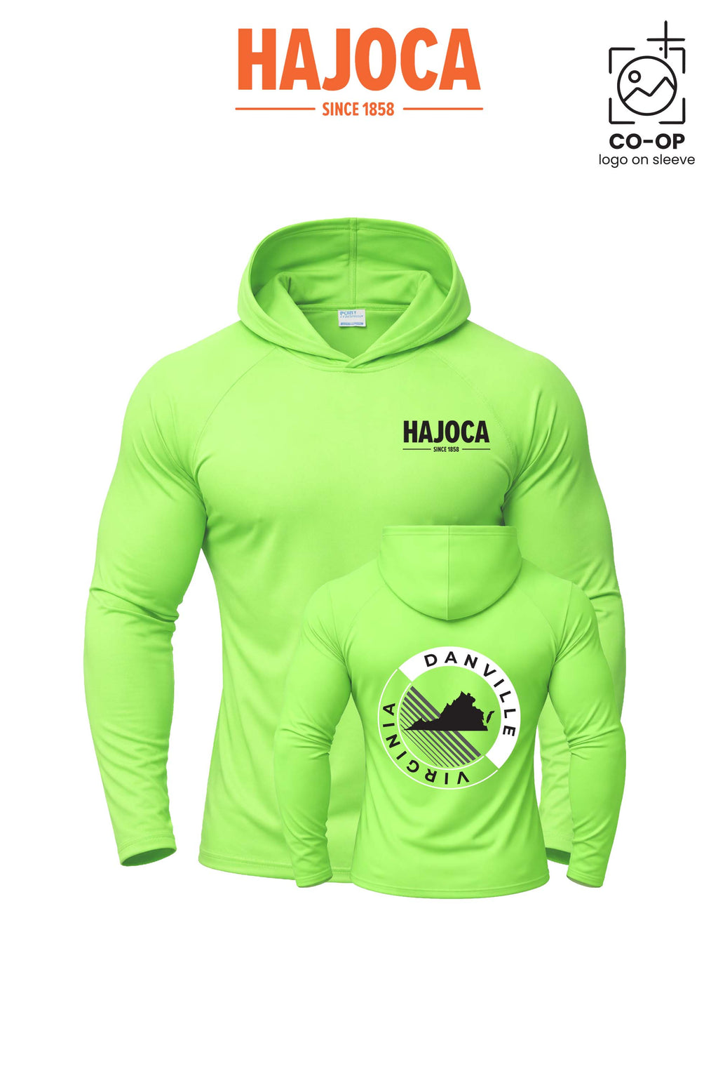 Port & Co™ Performance Pullover Hooded UPF50 Tee - HAJOCA - DANVILLE