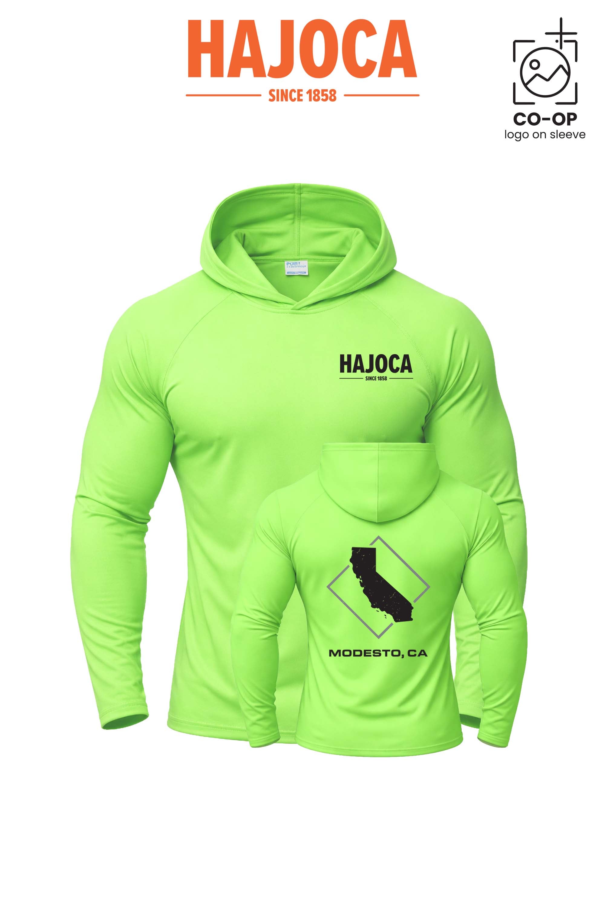 Port & Co™ Performance Pullover Hooded UPF50 Tee - HAJOCA - MODESTO