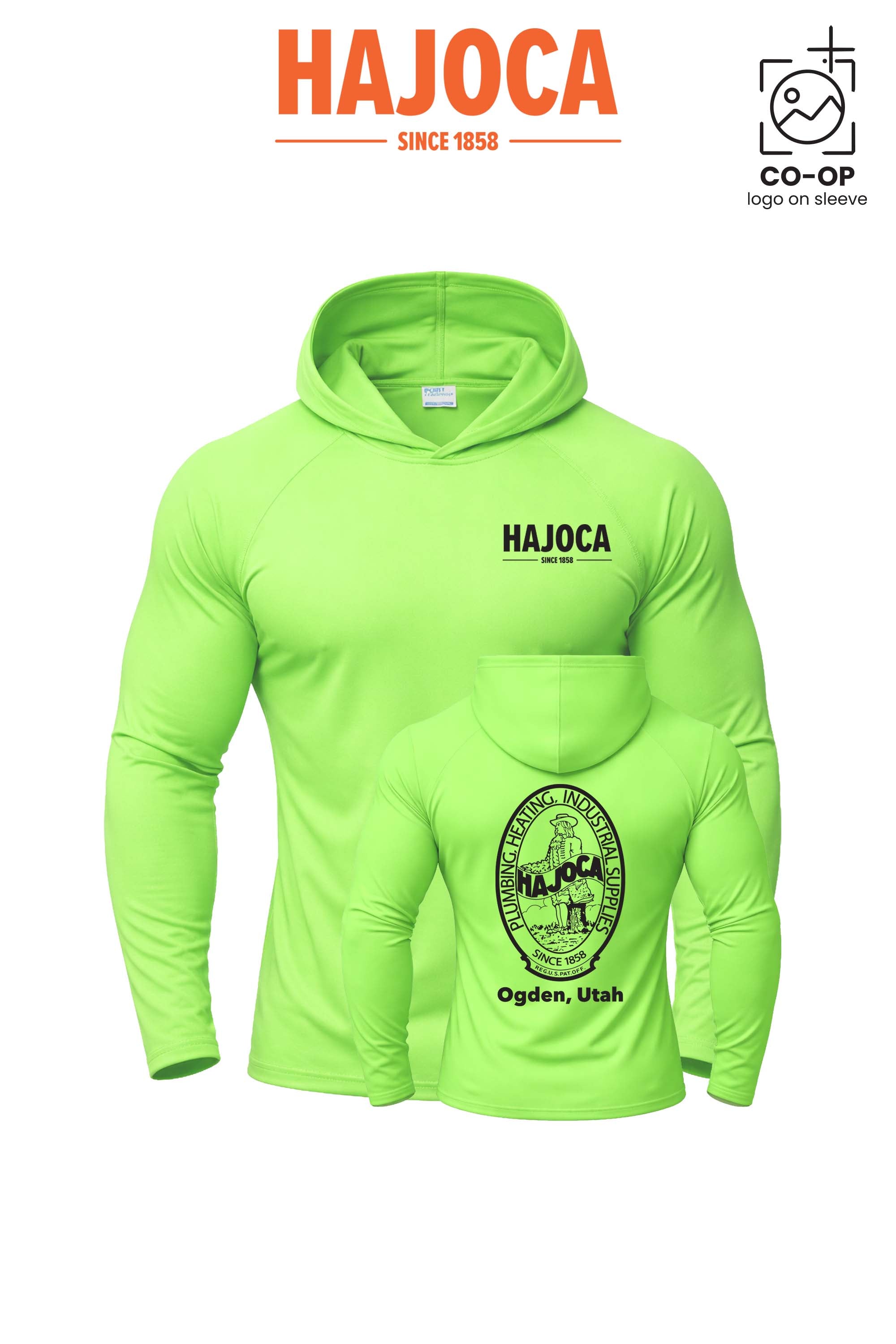 Port & Co™ Performance Pullover Hooded UPF50 Tee - HAJOCA - OGDEN
