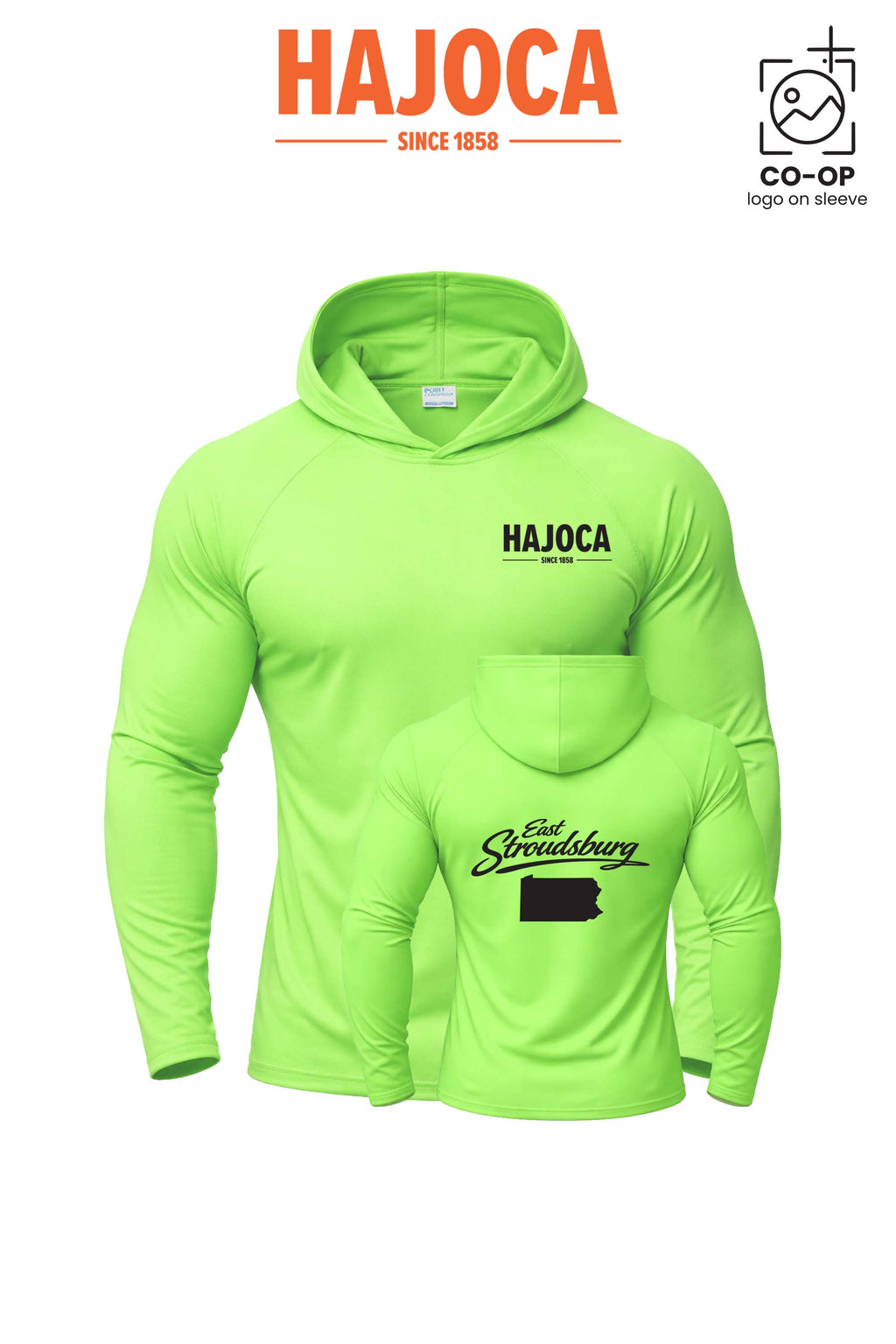 Port & Co™ Performance Pullover Hooded UPF50 Tee - HAJOCA - STROUDSBURG