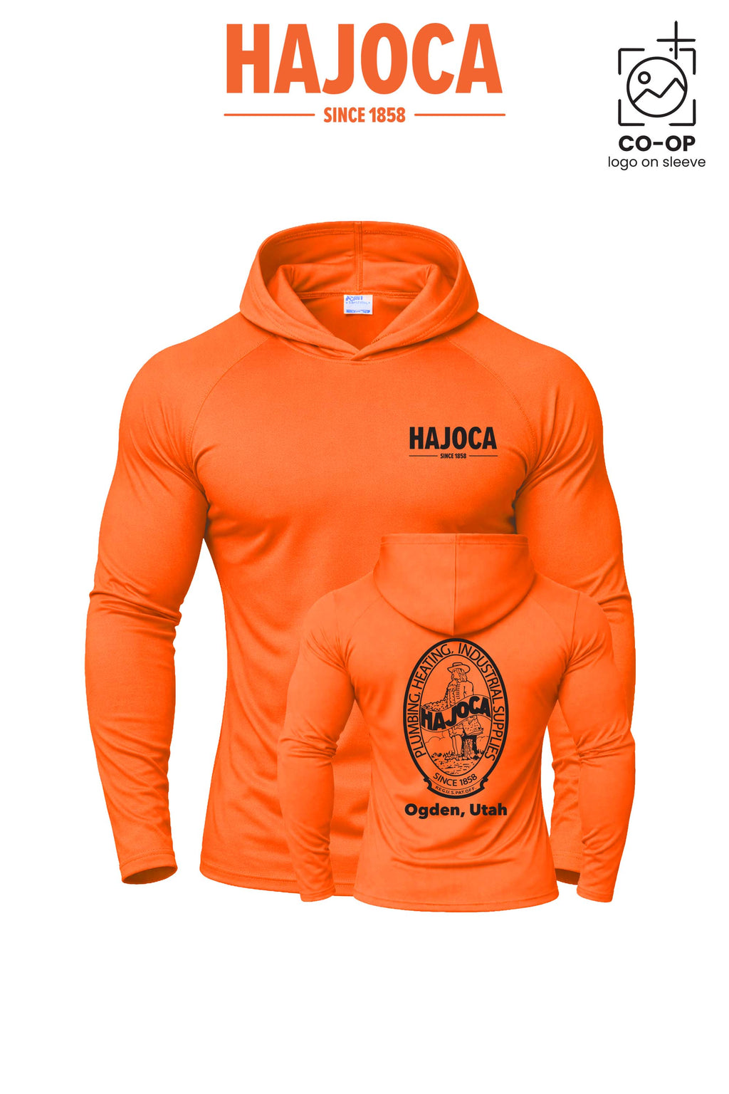 Port & Co™ Performance Pullover Hooded UPF50 Tee - HAJOCA - OGDEN