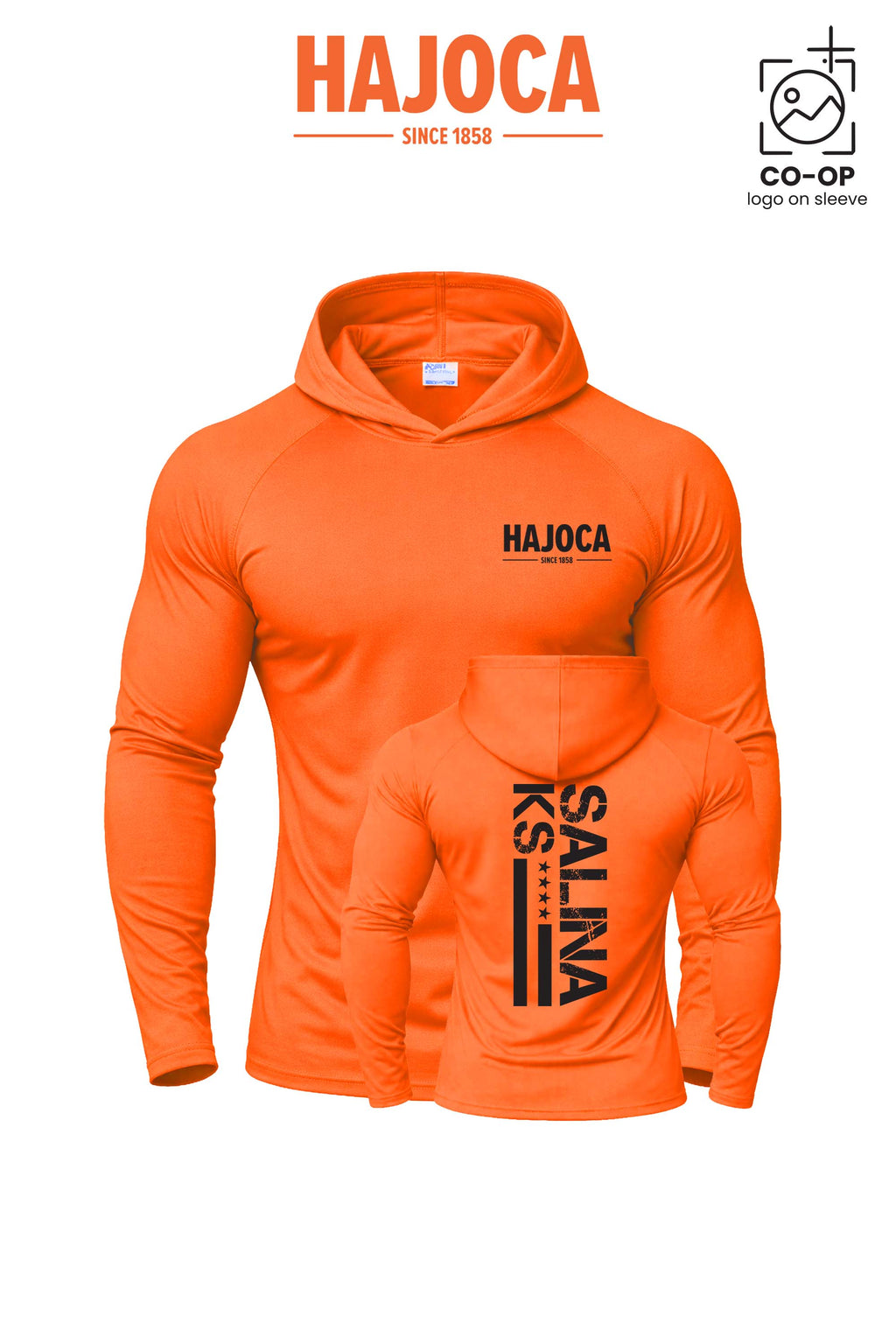 Port & Co™ Performance Pullover Hooded UPF50 Tee - HAJOCA - SALINA
