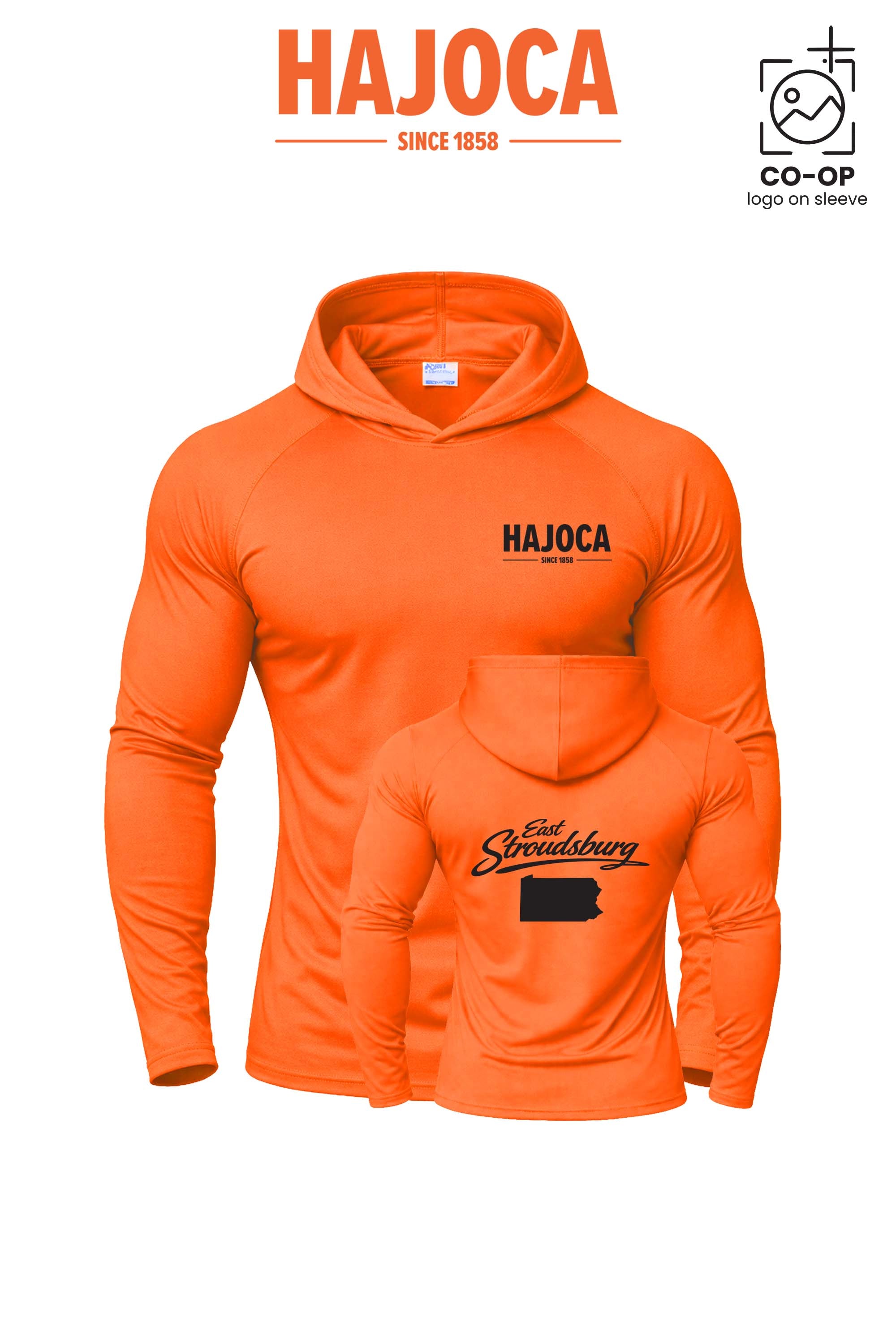 Port & Co™ Performance Pullover Hooded UPF50 Tee - HAJOCA - STROUDSBURG