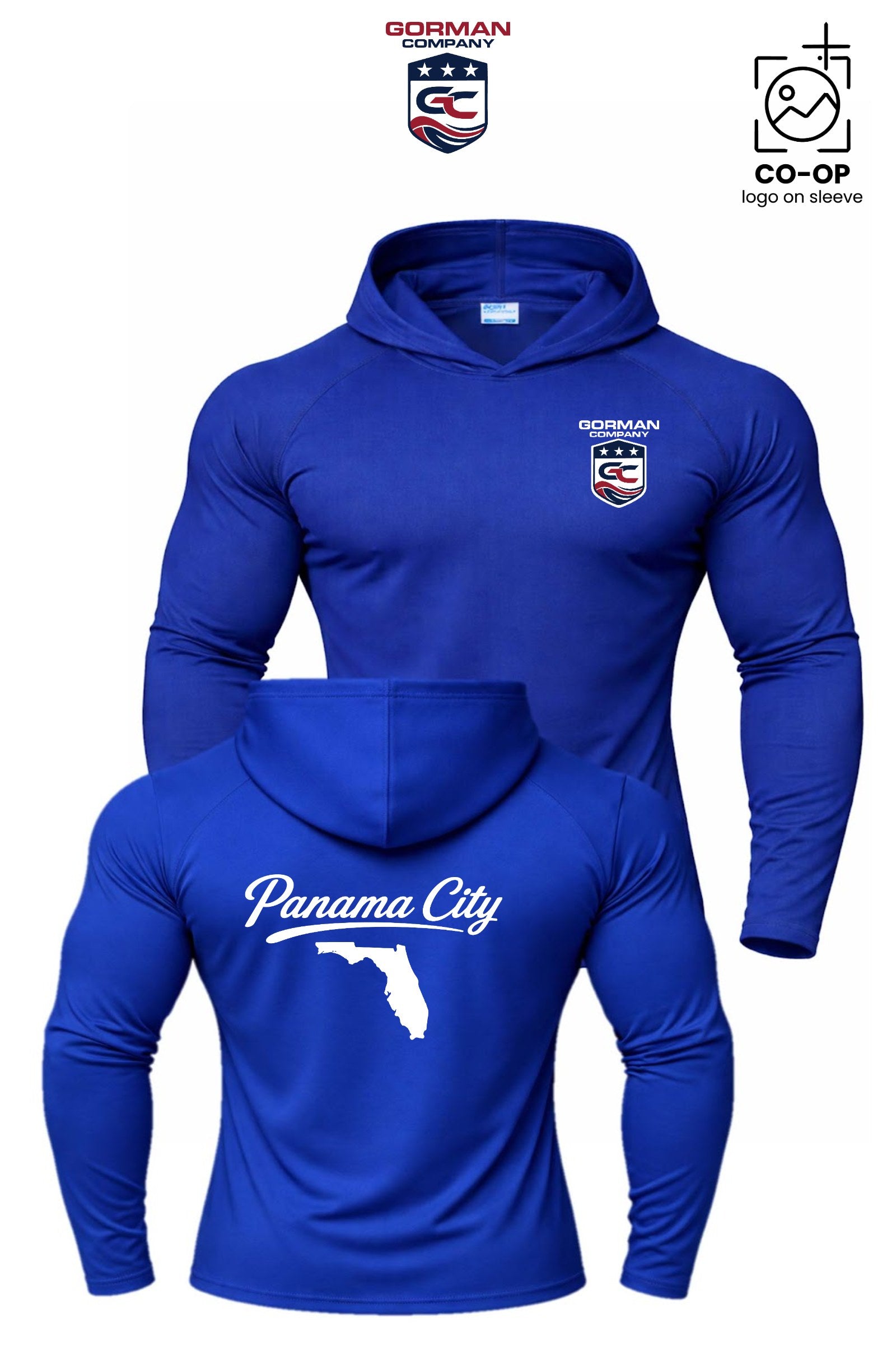 Port & Co™ Performance Pullover Hooded UPF50 Tee - GORMAN CO - PANAMA CITY