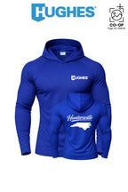Port & Co™ Performance Pullover Hooded UPF50 Tee - HUGHES SUPPLY - HUNTERSVILLE