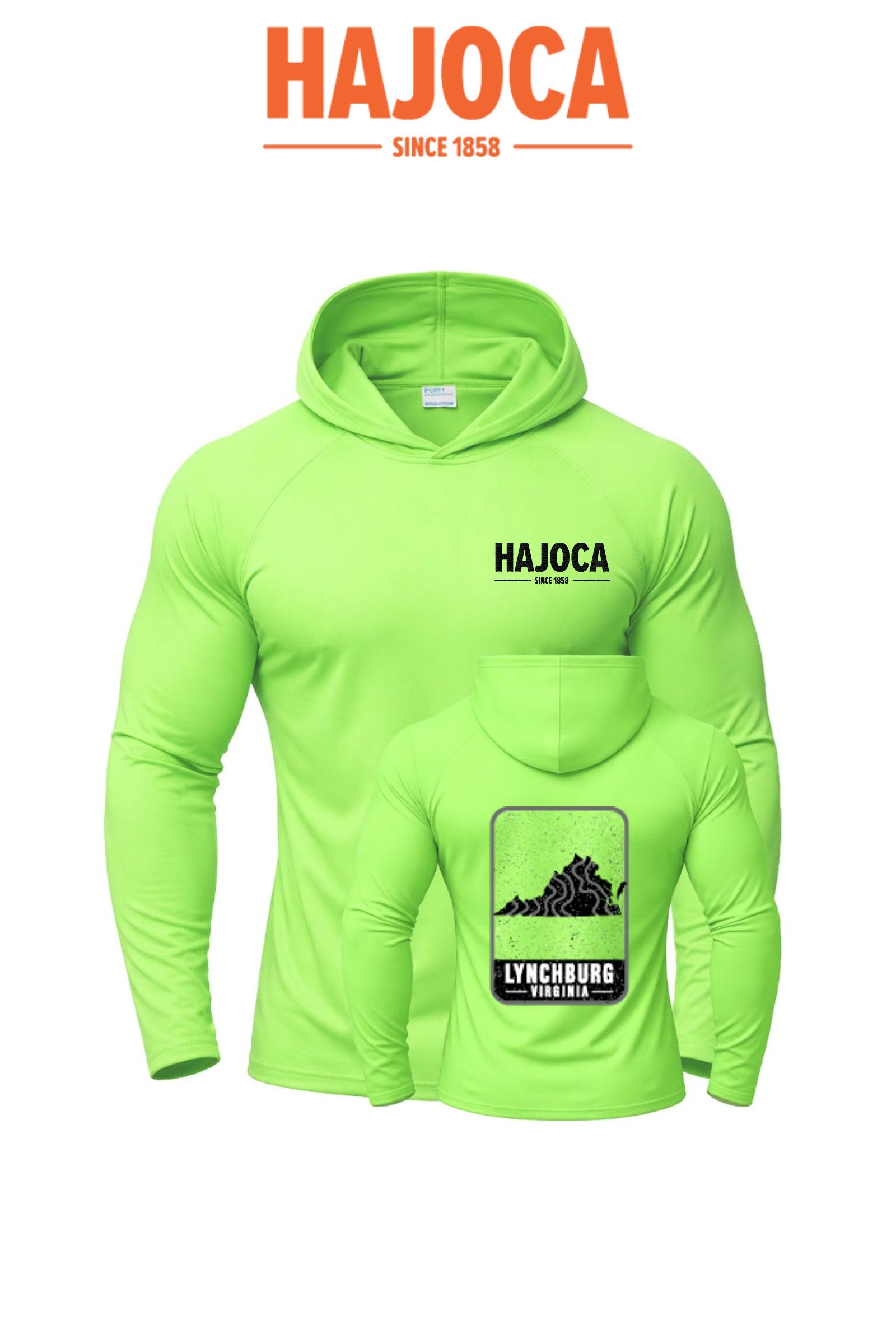 Port & Co™ Performance Pullover Hooded UPF50 Tee - HAJOCA - LYNCHBURG
