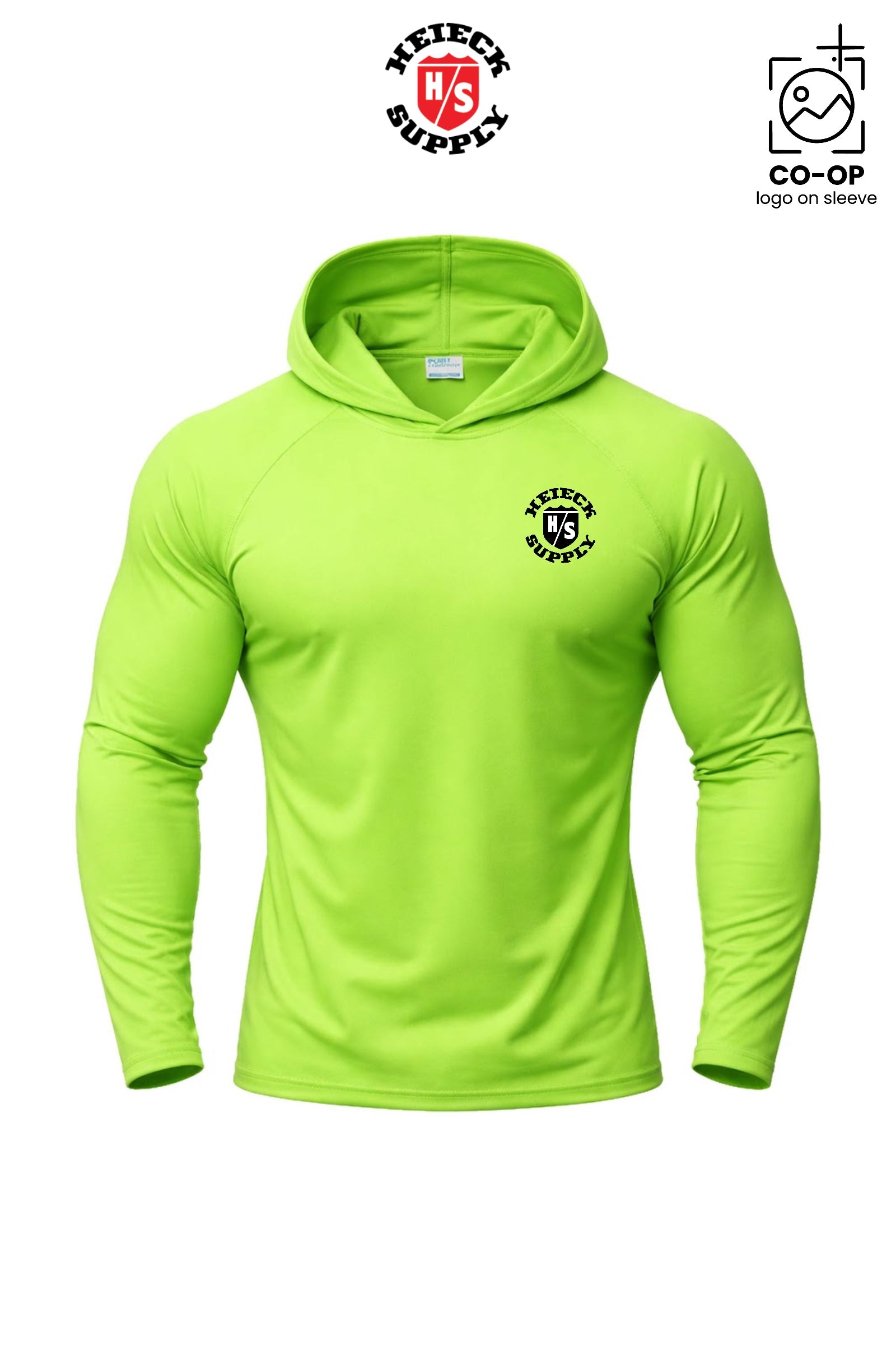 Port & Co™ Performance Pullover Hooded UPF50 Tee - HEIECK SUPPLY