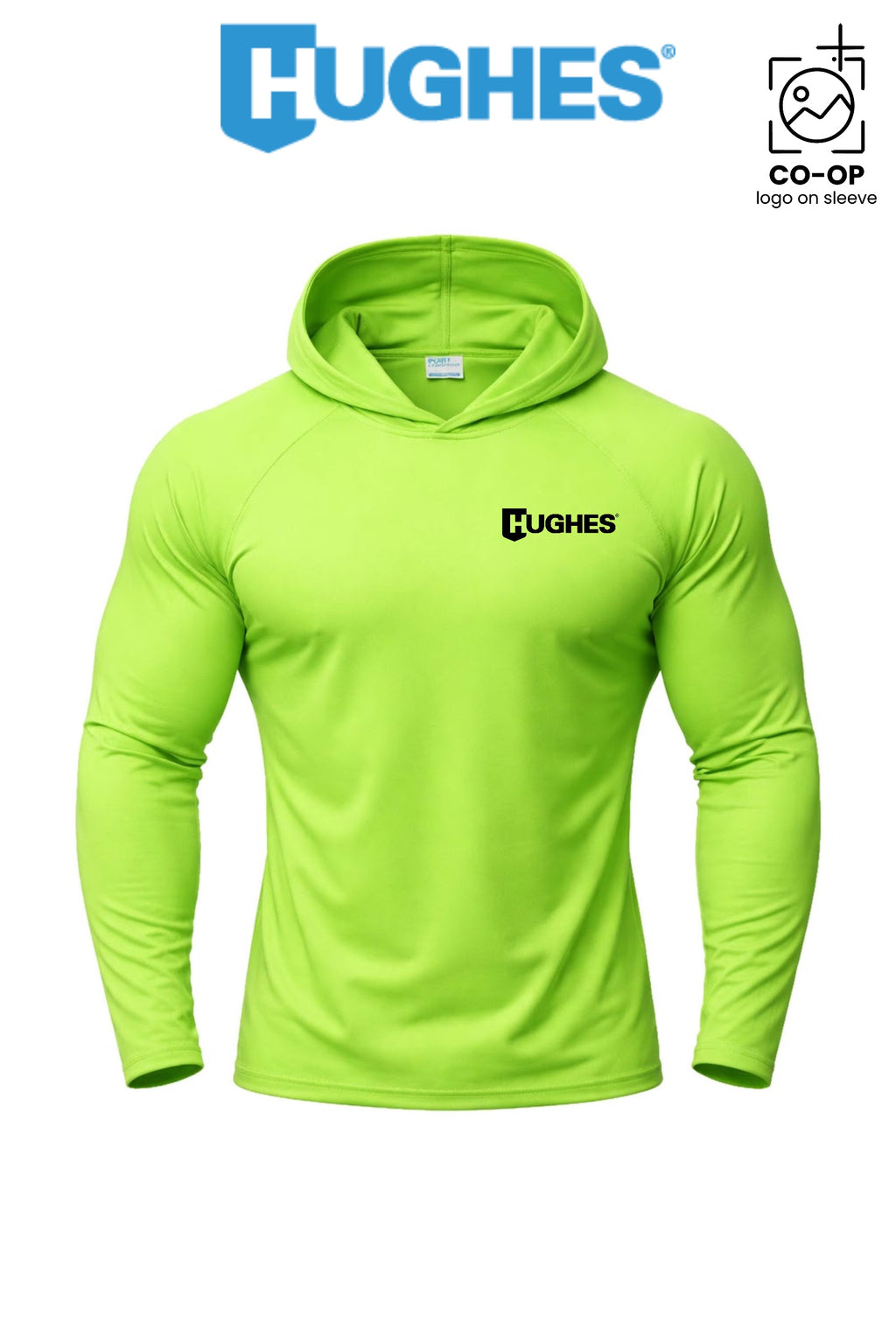 Port & Co™ Performance Pullover Hooded UPF50 Tee - HUGHES SUPPLY