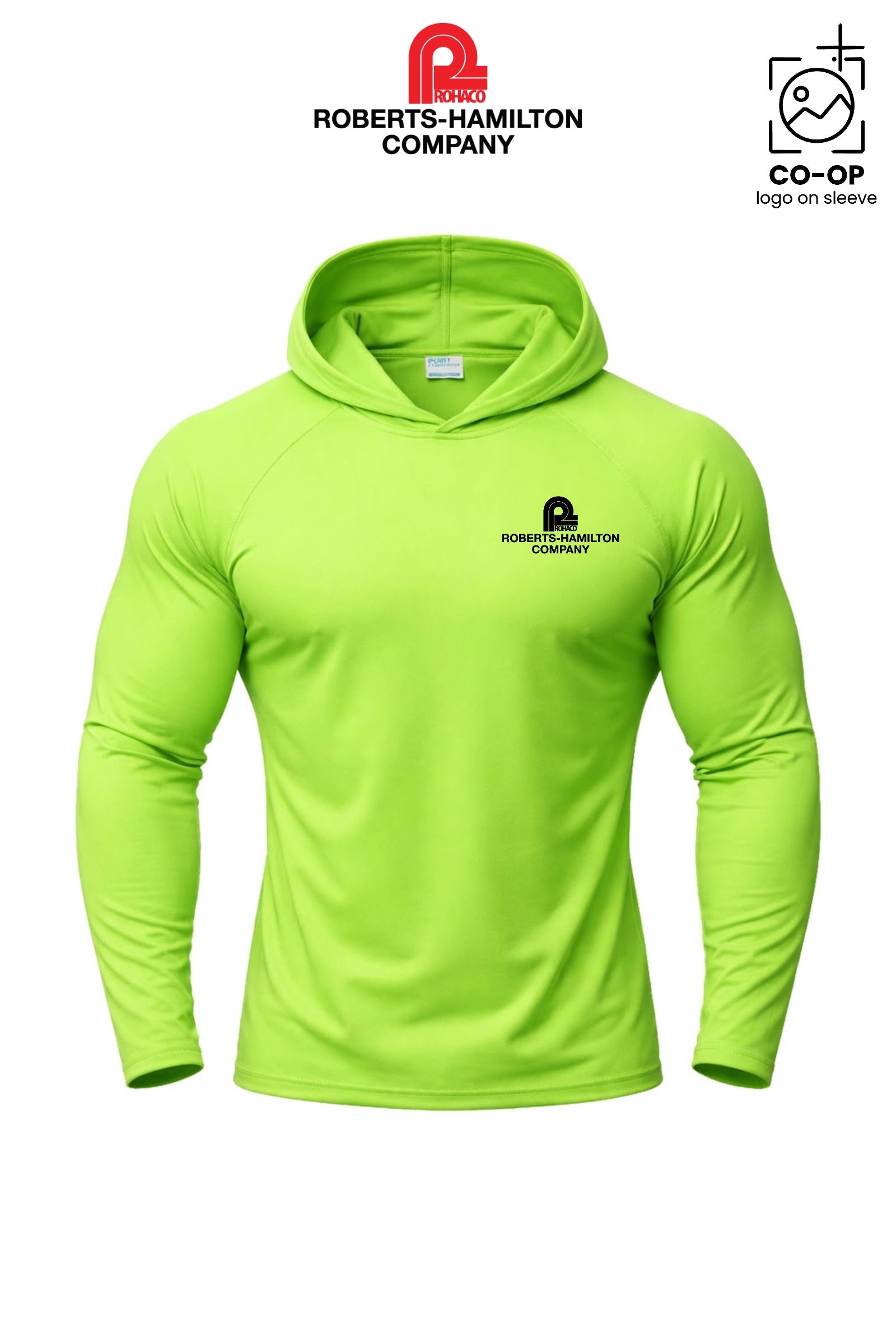 Port & Co™ Performance Pullover Hooded UPF50 Tee - ROBERTS-HAMILTON