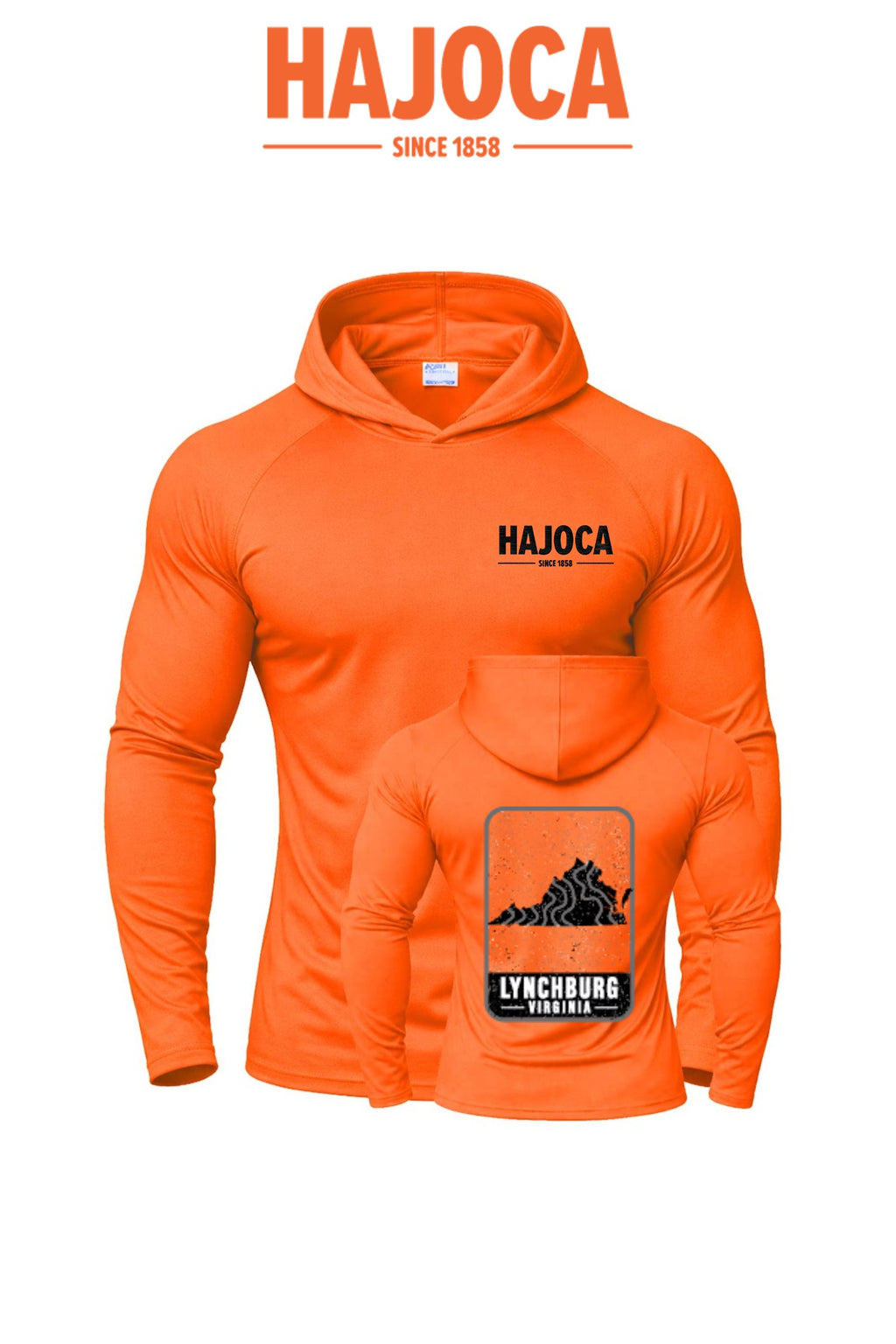 Port & Co™ Performance Pullover Hooded UPF50 Tee - HAJOCA - LYNCHBURG