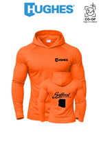 Port & Co™ Performance Pullover Hooded UPF50 Tee - HUGHES SUPPLY - SAFFORD