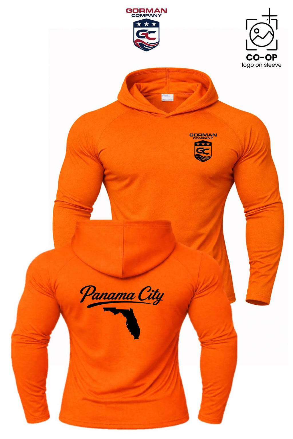 Port & Co™ Performance Pullover Hooded UPF50 Tee - GORMAN CO - PANAMA CITY