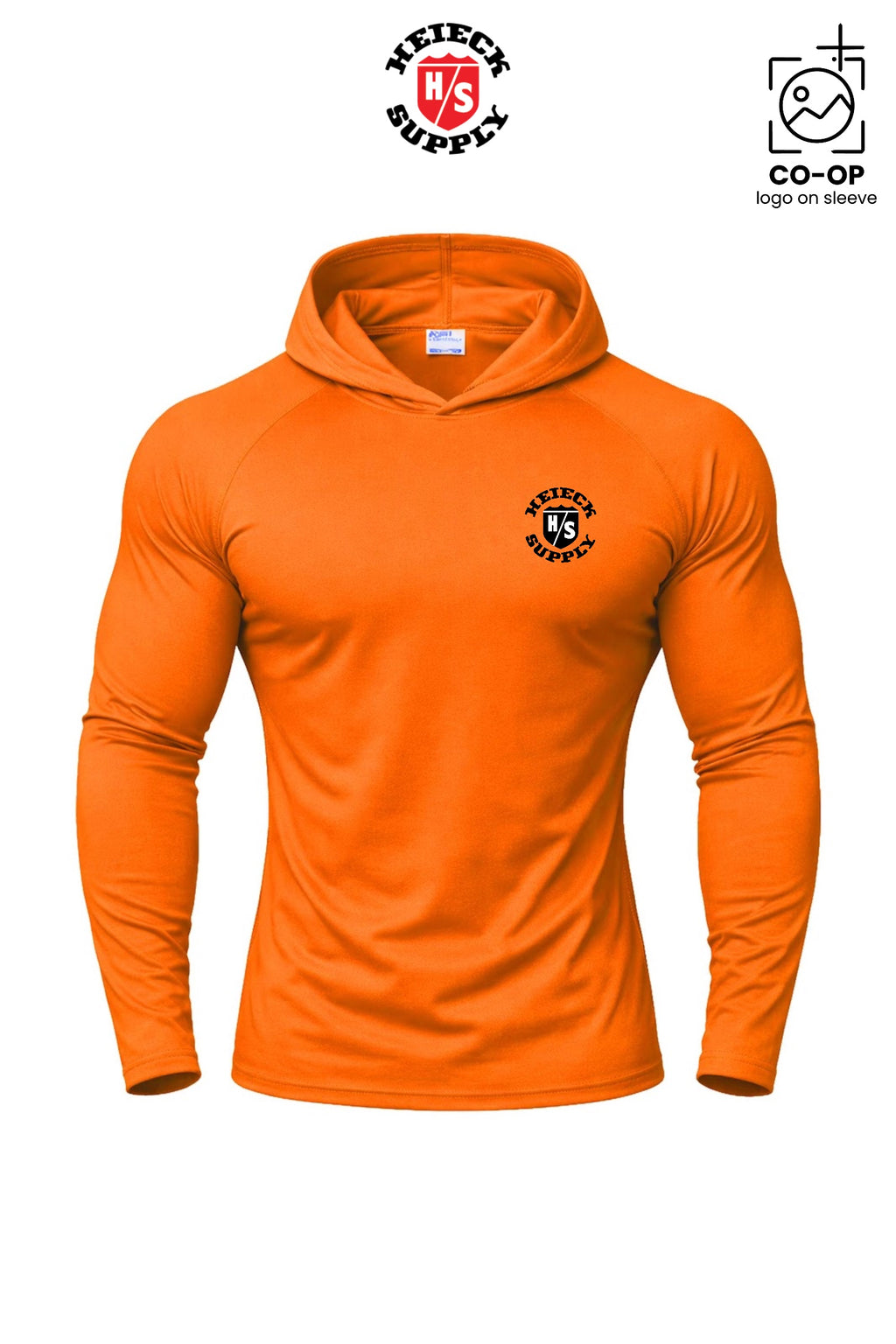 Port & Co™ Performance Pullover Hooded UPF50 Tee - HEIECK SUPPLY