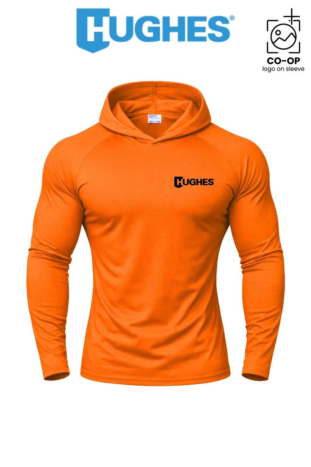 Port & Co™ Performance Pullover Hooded UPF50 Tee - HUGHES SUPPLY