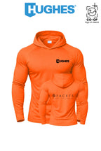 Port & Co™ Performance Pullover Hooded UPF50 Tee - HUGHES SUPPLY - HUNTERSVILLE
