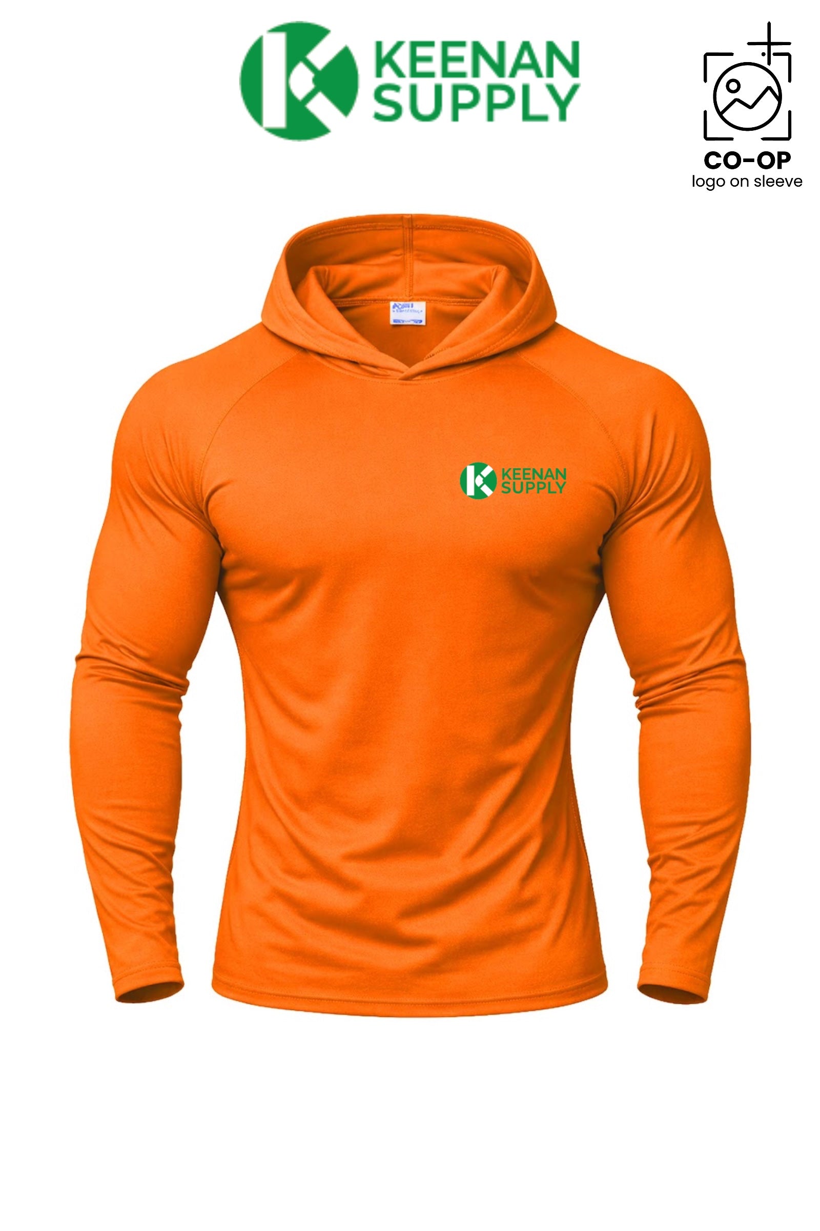 Port & Co™ Performance Pullover Hooded UPF50 Tee - KEENAN SUPPLY