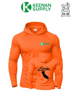 Port & Co™ Performance Pullover Hooded UPF50 Tee - KEENAN SUPPLY - EUREKA