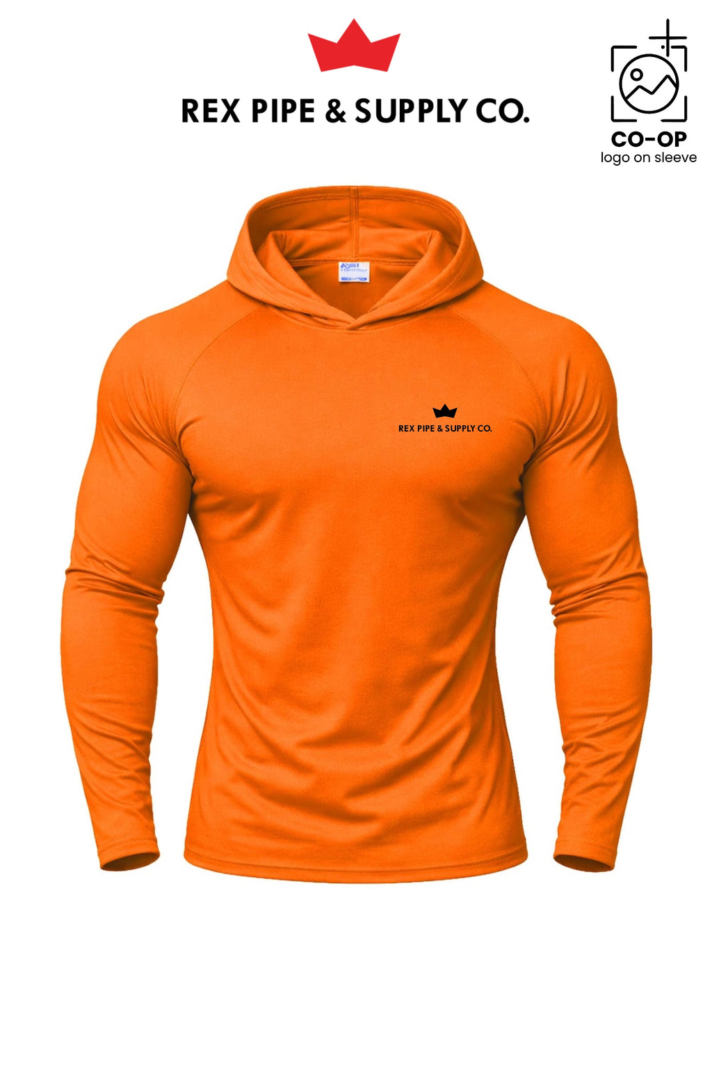 Port & Co™ Performance Pullover Hooded UPF50 Tee - REX PIPE AND SUPPLY