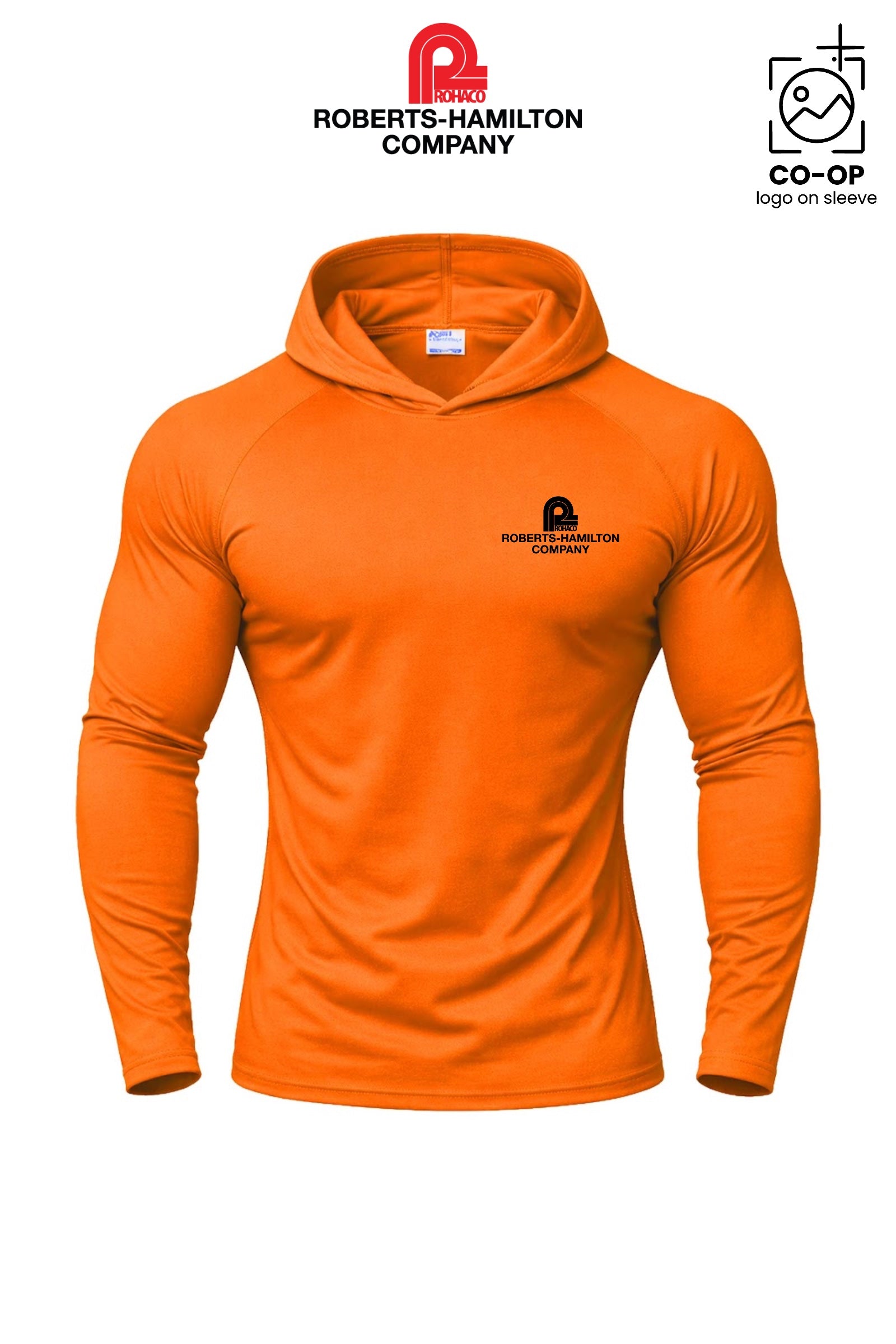 Port & Co™ Performance Pullover Hooded UPF50 Tee - ROBERTS-HAMILTON