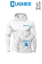 Port & Co™ Performance Pullover Hooded UPF50 Tee - HUGHES SUPPLY - SAFFORD