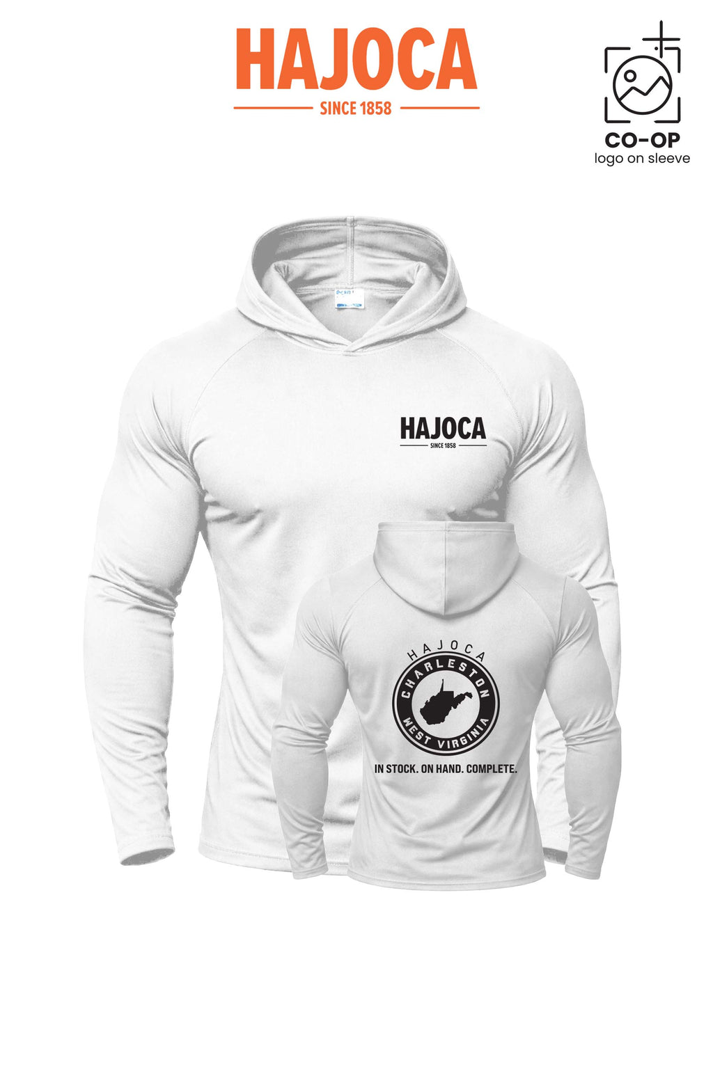 Port & Co™ Performance Pullover Hooded UPF50 Tee - HAJOCA - CHARLESTON