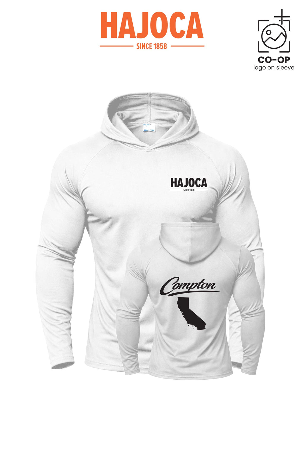 Port & Co™ Performance Pullover Hooded UPF50 Tee - HAJOCA - COMPTON