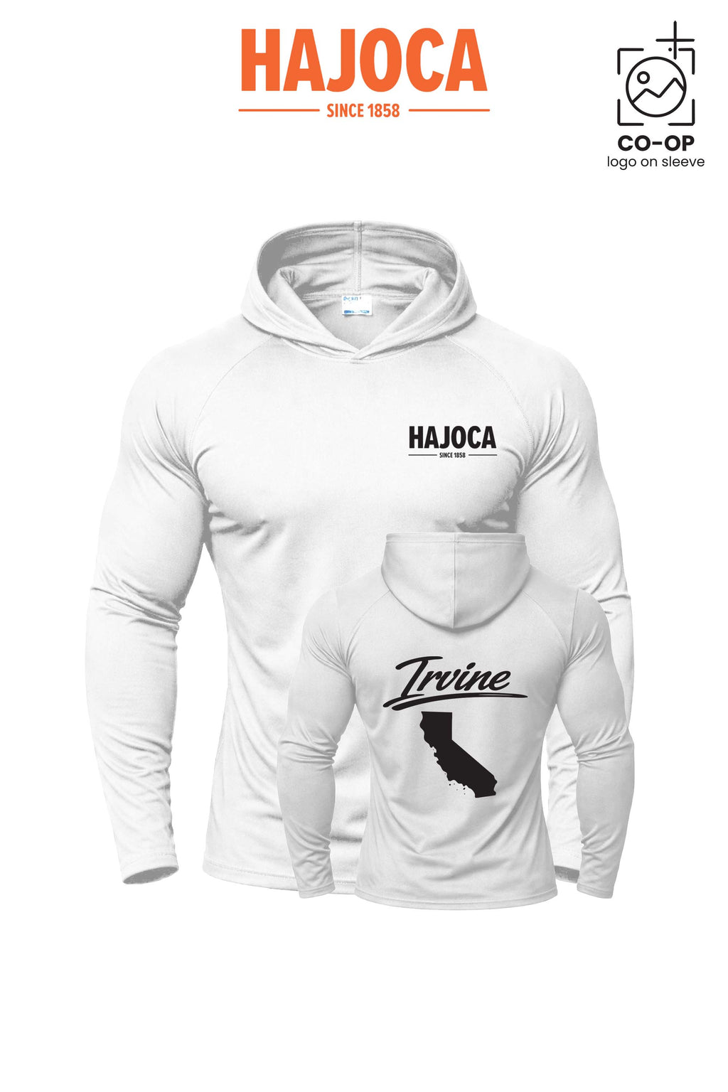 Port & Co™ Performance Pullover Hooded UPF50 Tee - HAJOCA - IRVINE