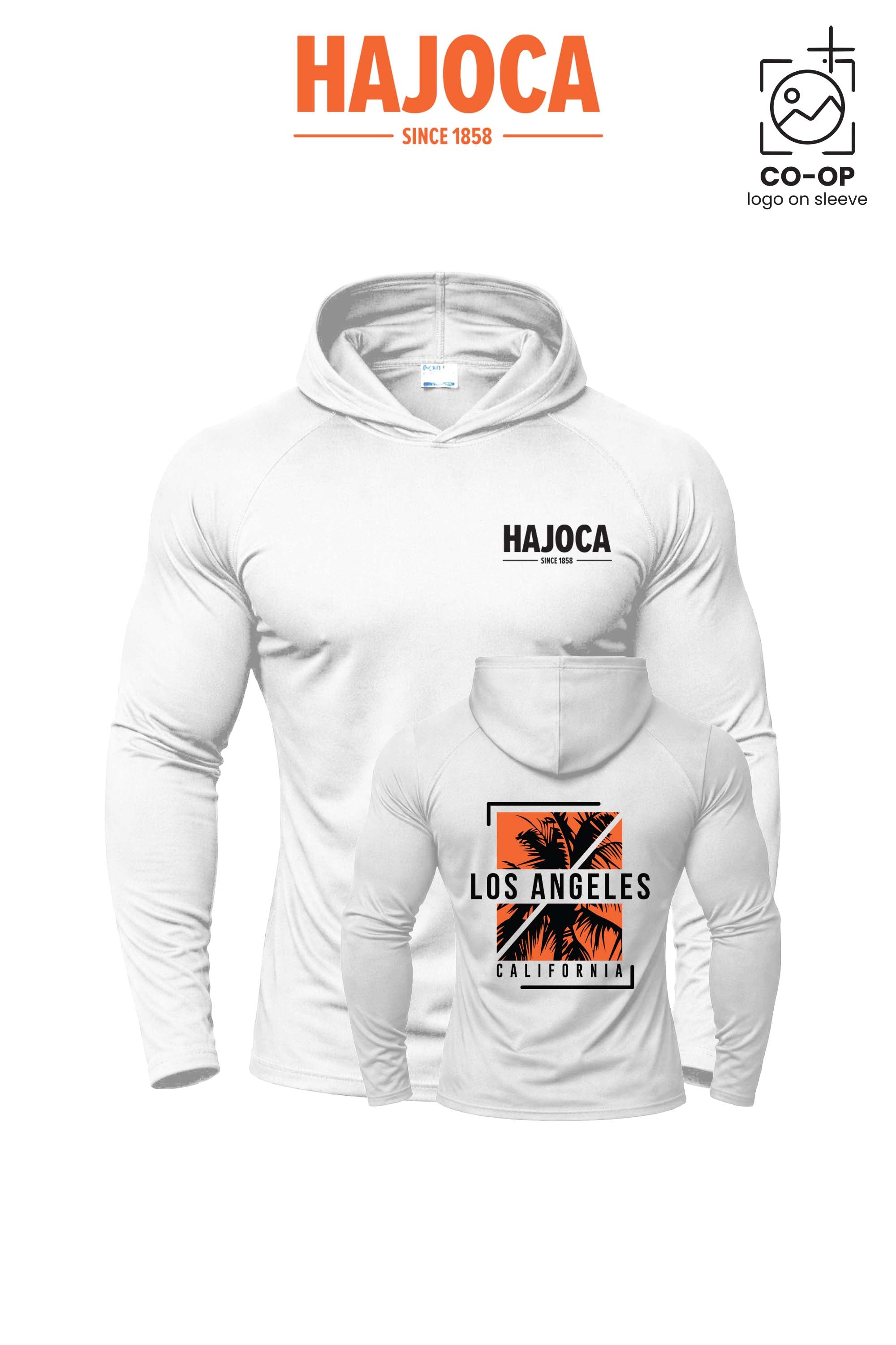Port & Co™ Performance Pullover Hooded UPF50 Tee - HAJOCA - LOS ANGELES