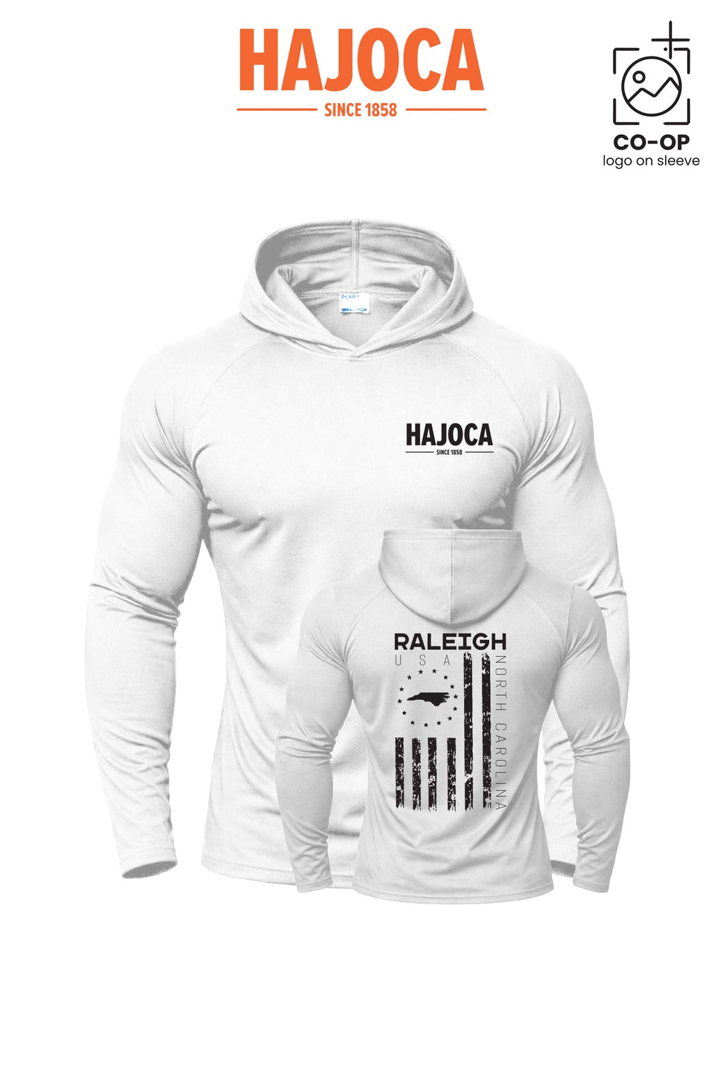 Port & Co™ Performance Pullover Hooded UPF50 Tee - HAJOCA - RALEIGH