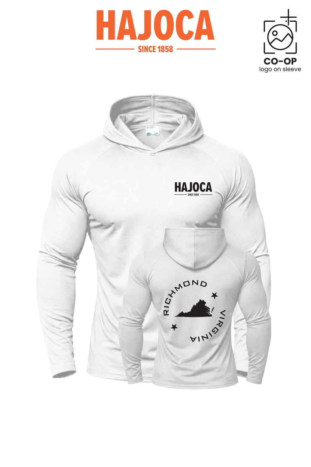 Port & Co™ Performance Pullover Hooded UPF50 Tee - HAJOCA - RICHMOND-SOUTH