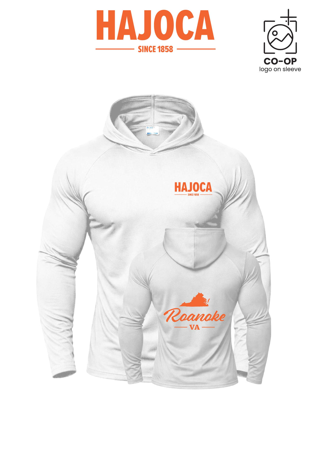 Port & Co™ Performance Pullover Hooded UPF50 Tee - HAJOCA - ROANOKE