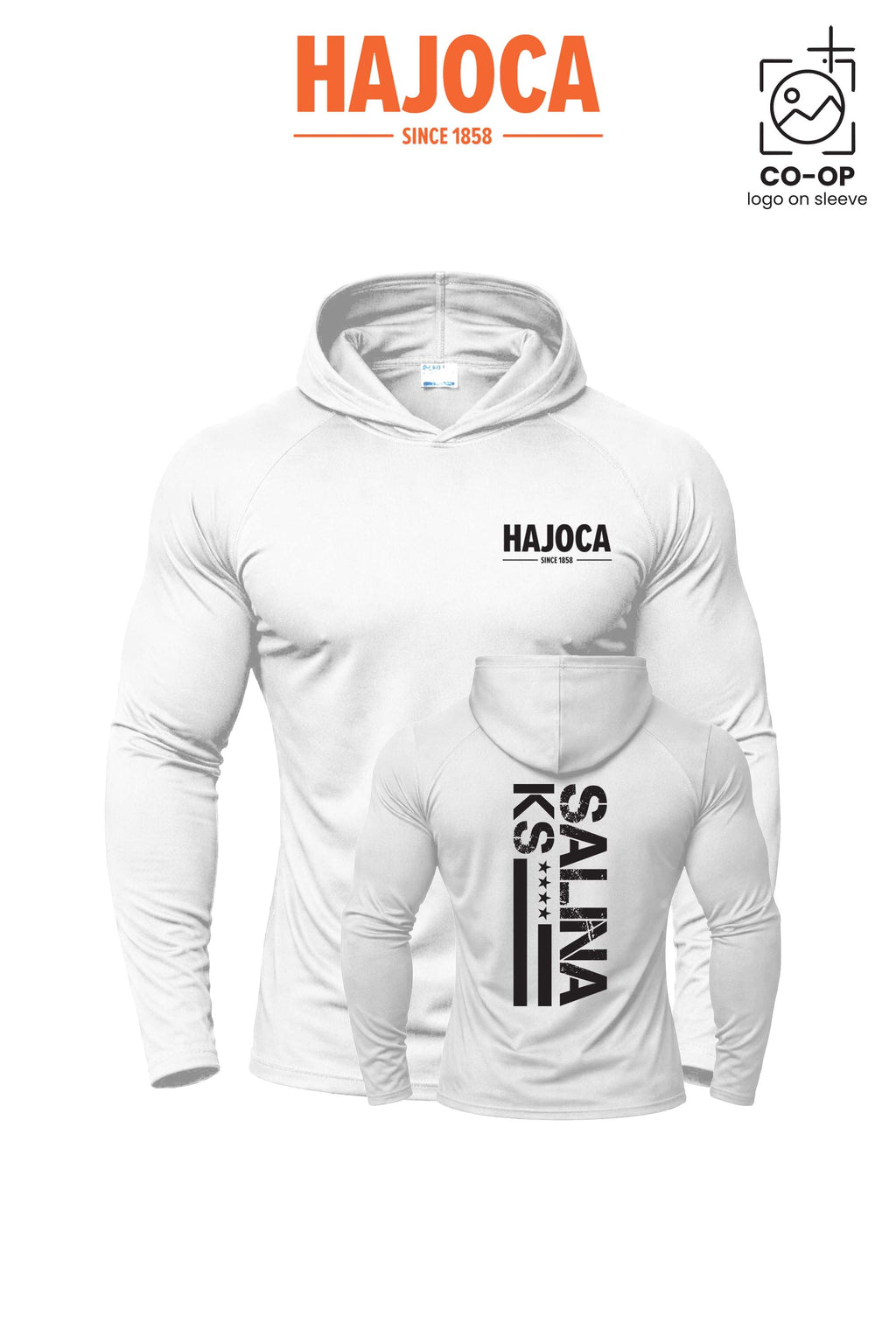 Port & Co™ Performance Pullover Hooded UPF50 Tee - HAJOCA - SALINA