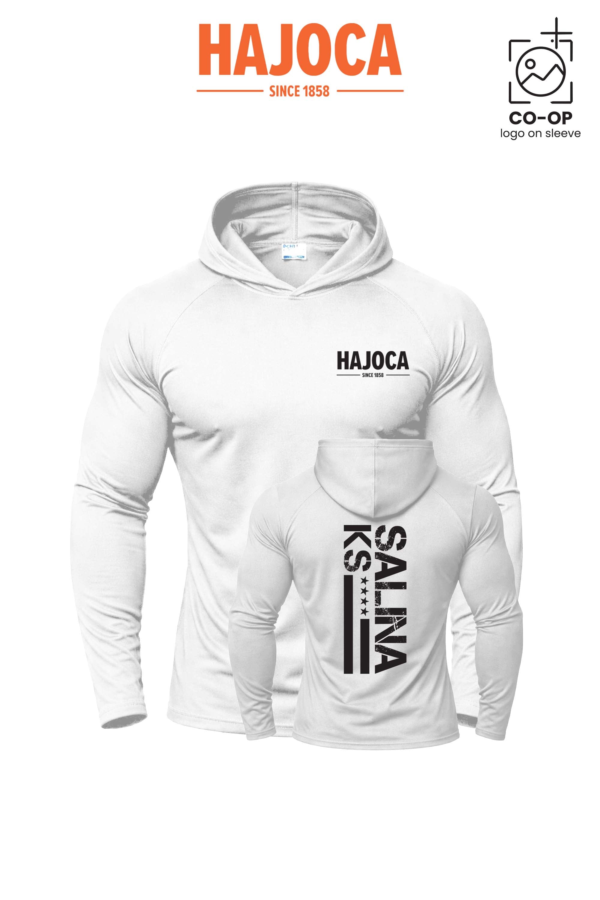 Port & Co™ Performance Pullover Hooded UPF50 Tee - HAJOCA - SALINA
