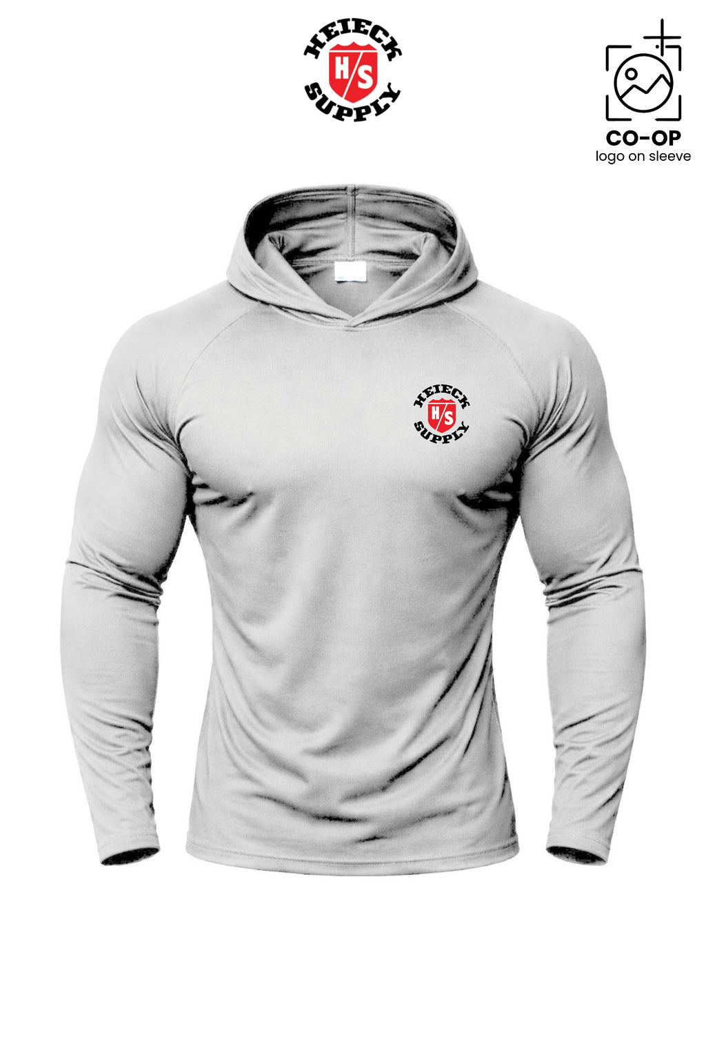 Port & Co™ Performance Pullover Hooded UPF50 Tee - HEIECK SUPPLY