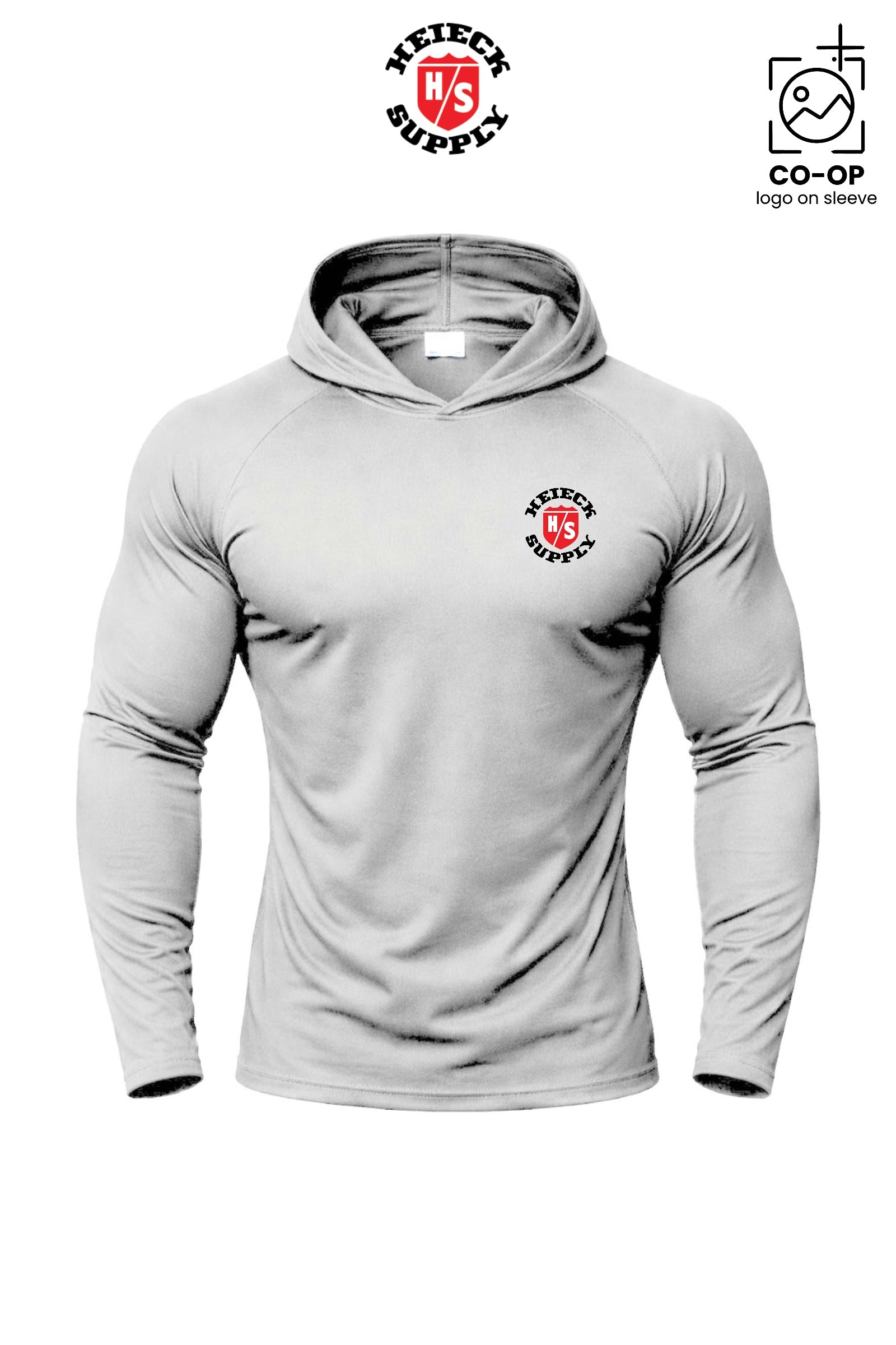 Port & Co™ Performance Pullover Hooded UPF50 Tee - HEIECK SUPPLY