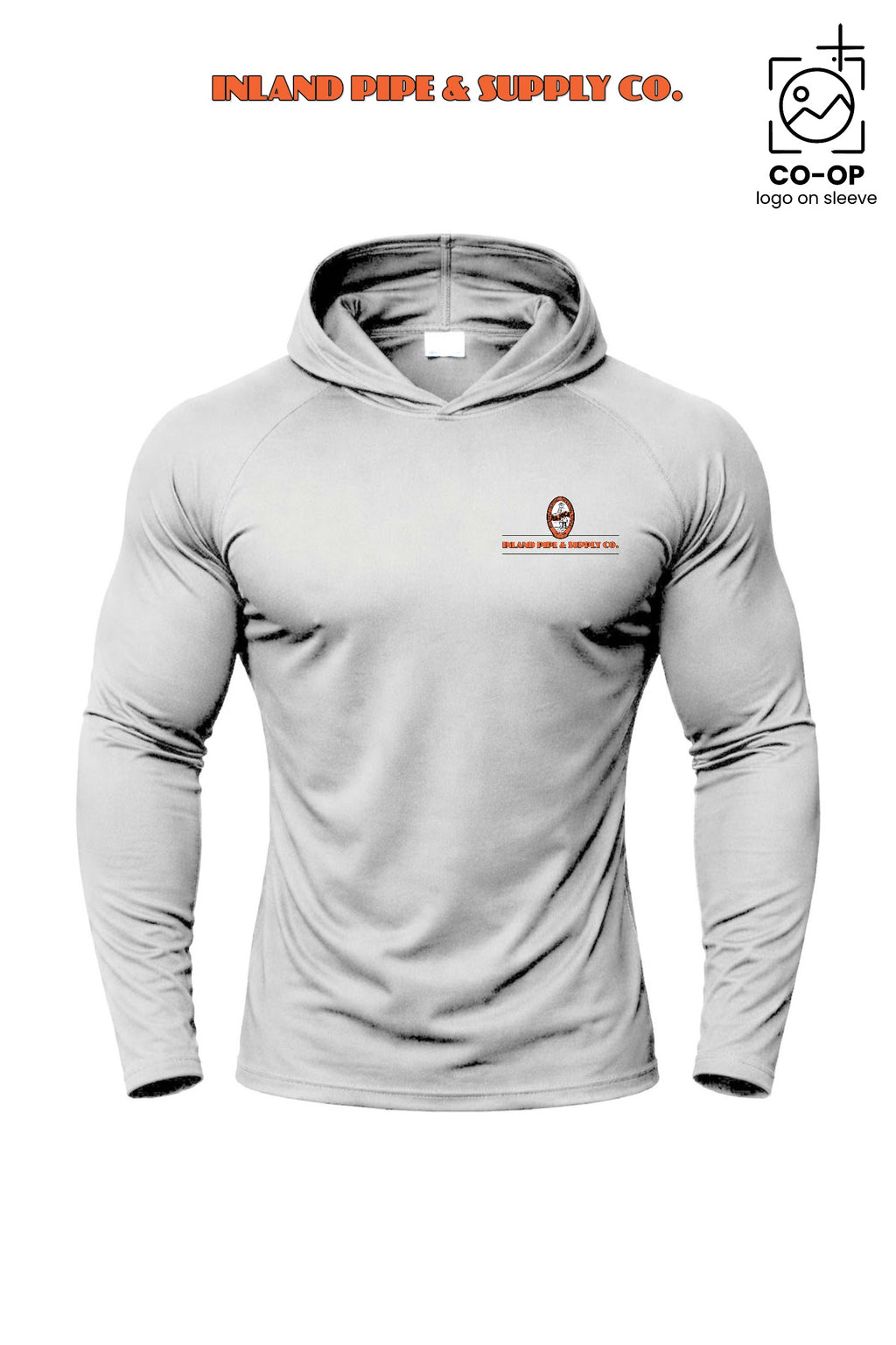 Port & Co™ Performance Pullover Hooded UPF50 Tee - INLAND PIPE AND SUPPLY