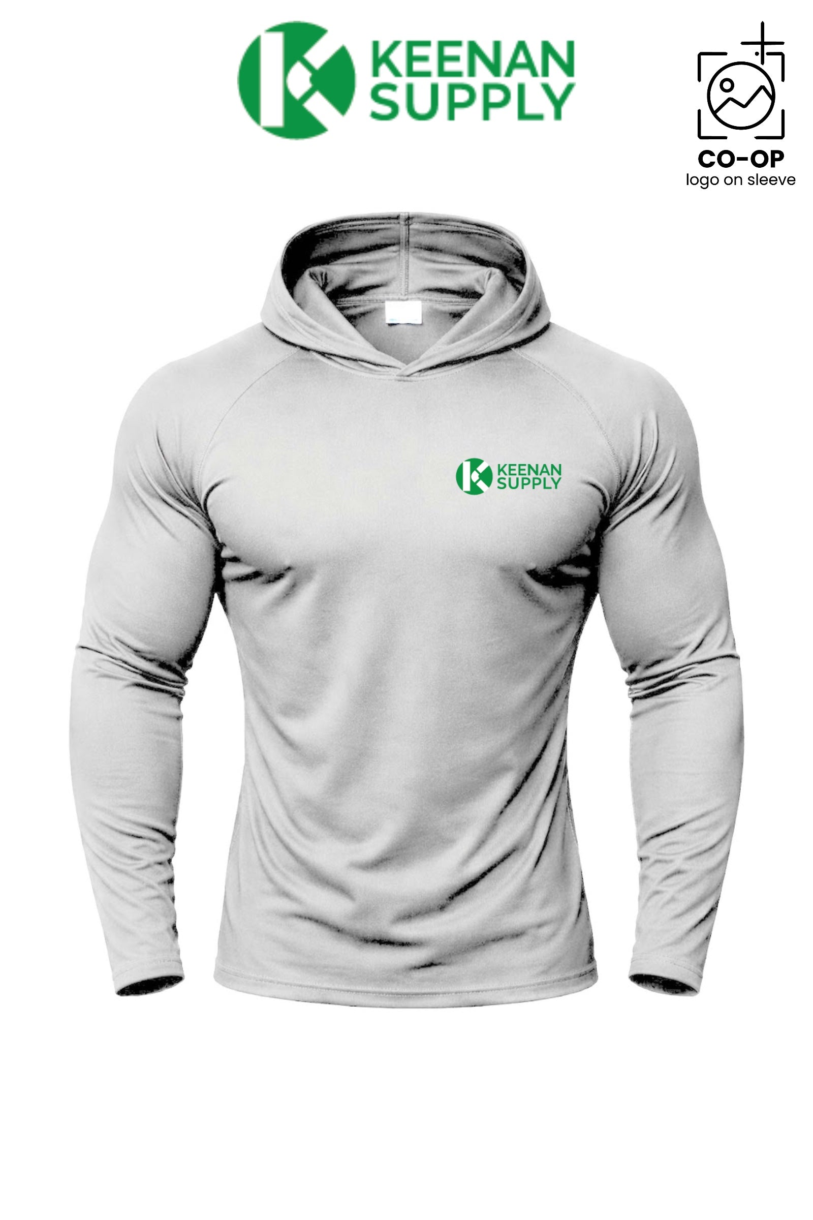 Port & Co™ Performance Pullover Hooded UPF50 Tee - KEENAN SUPPLY