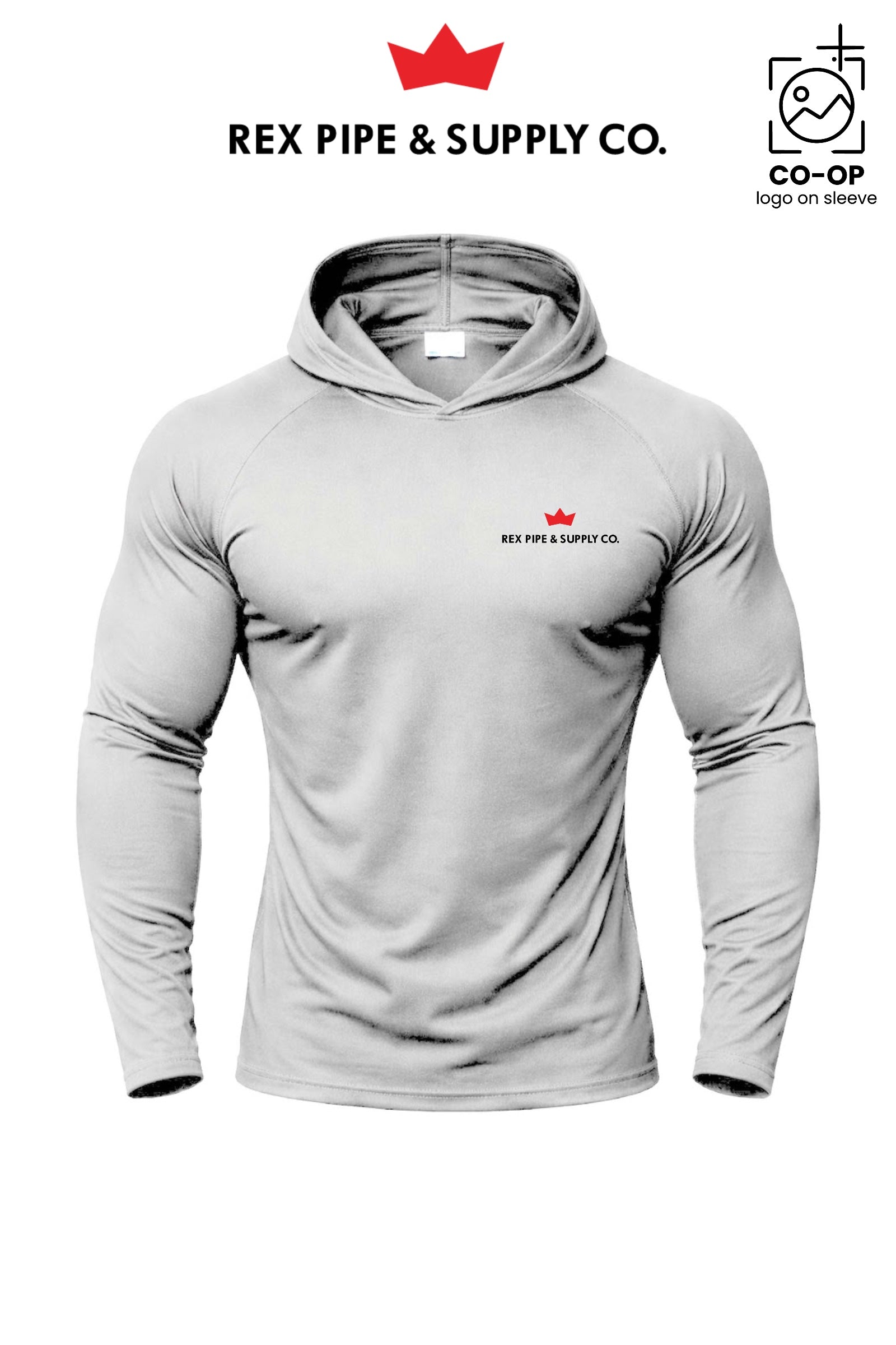 Port & Co™ Performance Pullover Hooded UPF50 Tee - REX PIPE AND SUPPLY