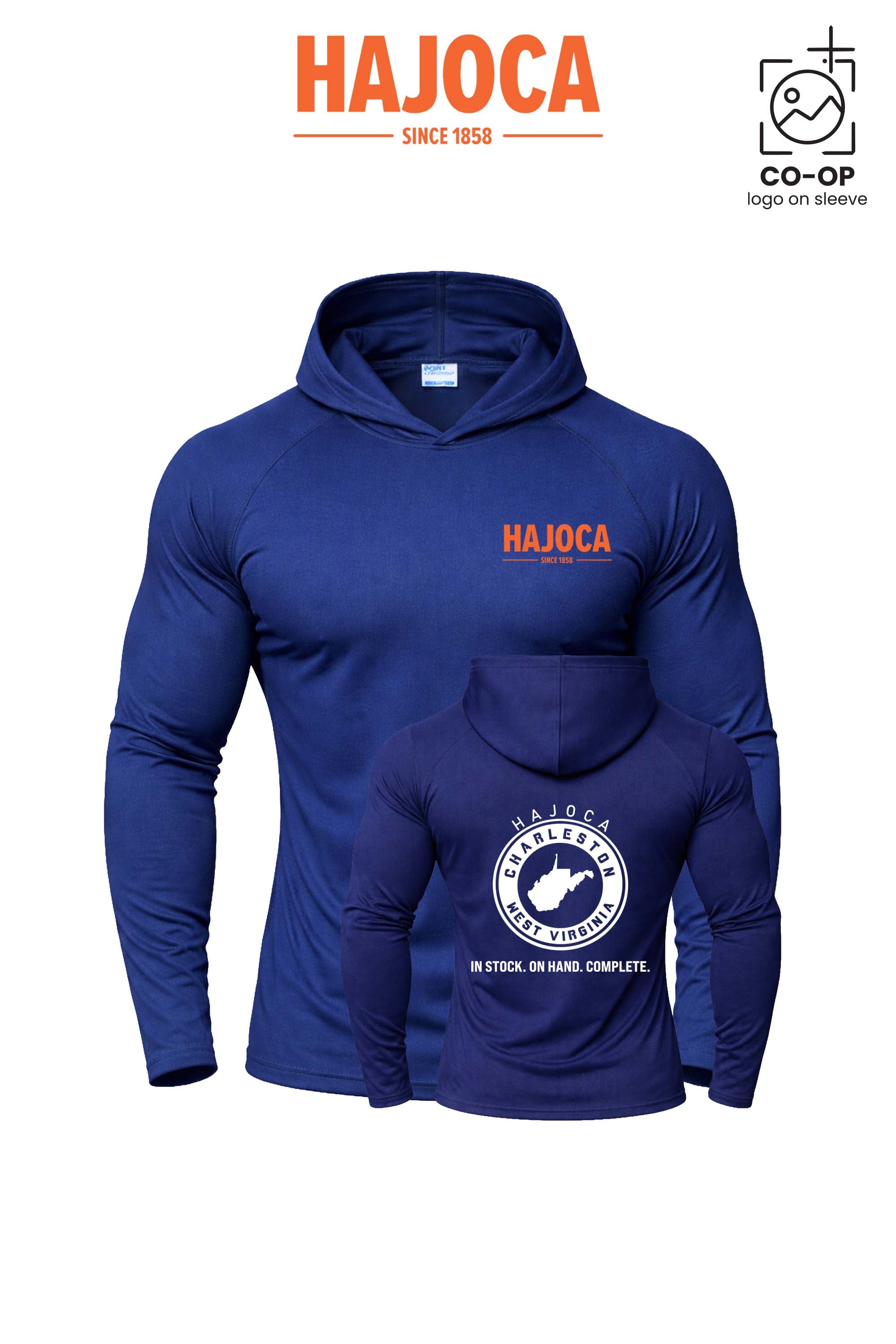 Port & Co™ Performance Pullover Hooded UPF50 Tee - HAJOCA - CHARLESTON