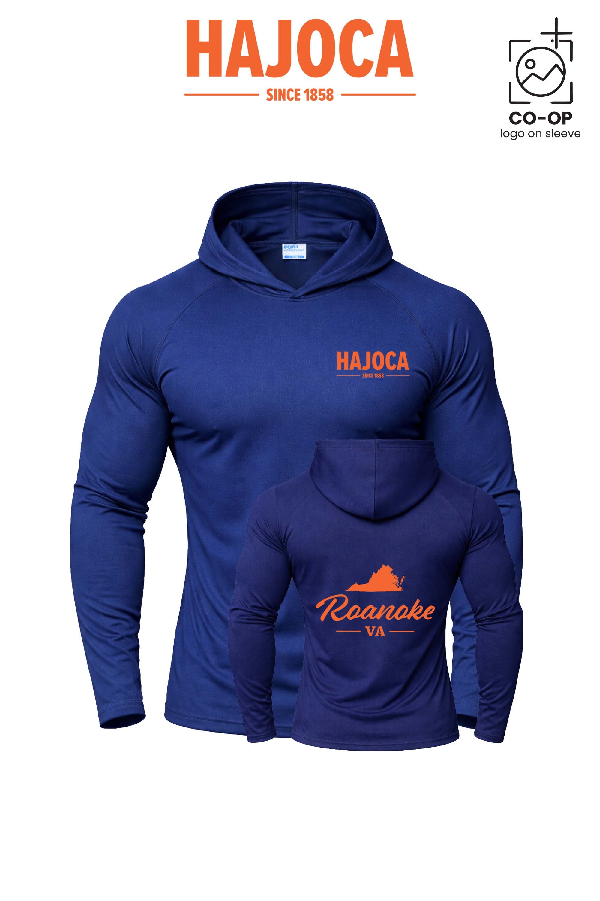Port & Co™ Performance Pullover Hooded UPF50 Tee - HAJOCA - ROANOKE