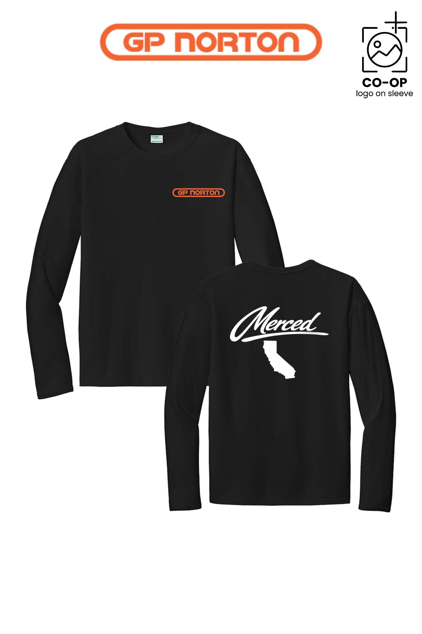 Port & Co™ Performance UPF 50 Long Sleeve - G P NORTON - MERCED