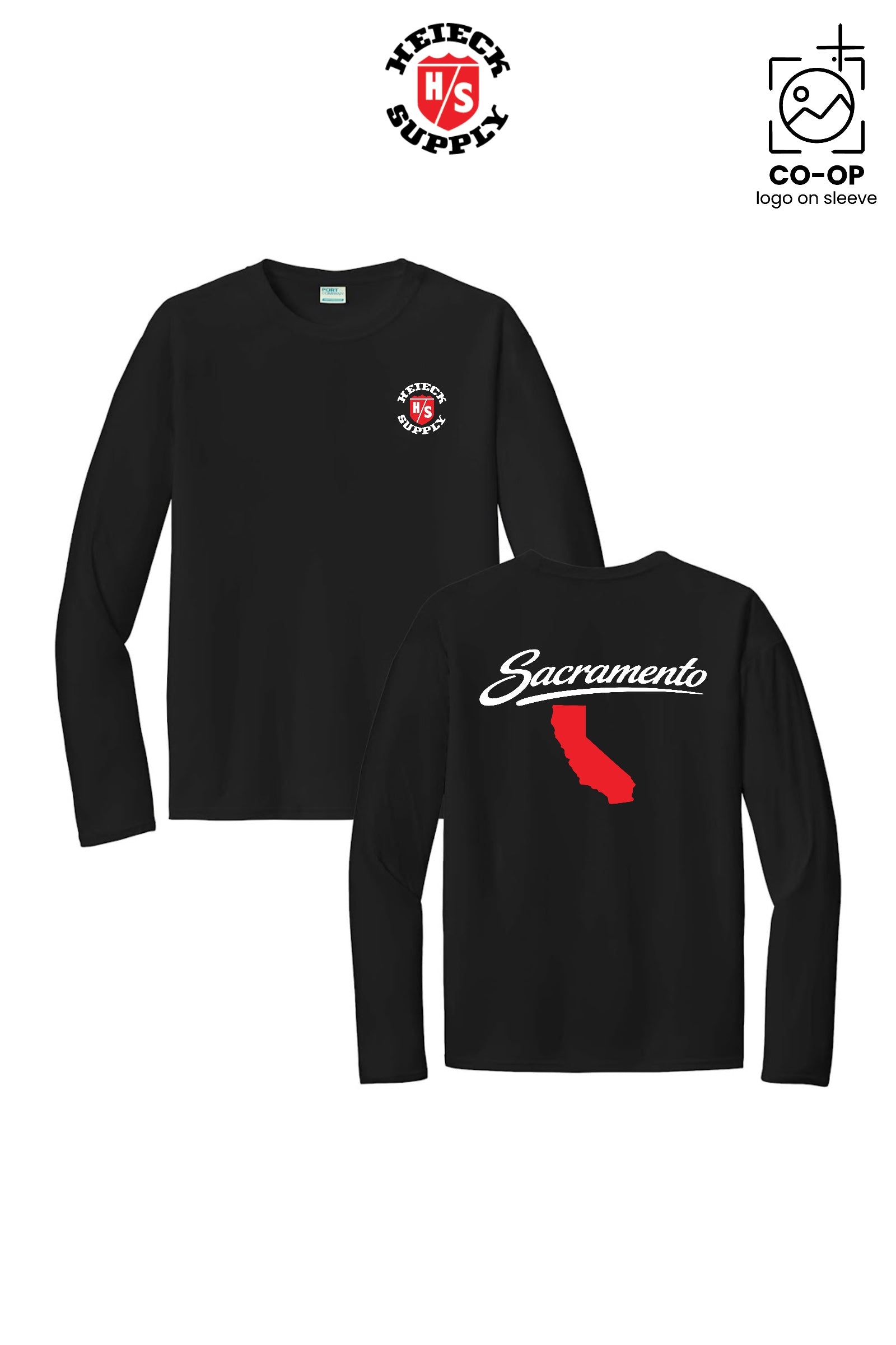 Port & Co™ Performance UPF 50 Long Sleeve - HEIECK SUPPLY - SACRAMENTO