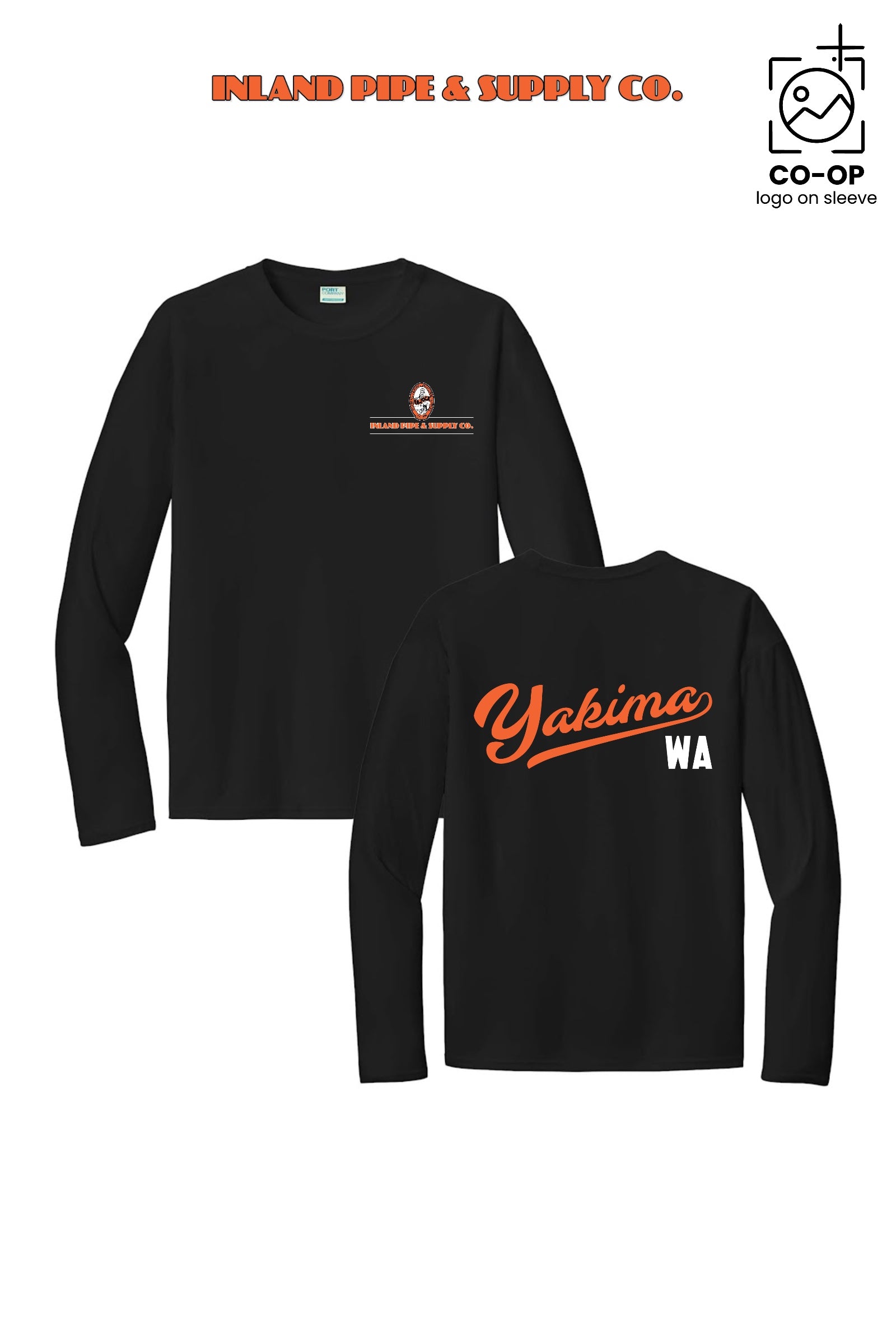 Port & Co™ Performance UPF 50 Long Sleeve - INLAND PIPE AND SUPPLY - YAKIMA