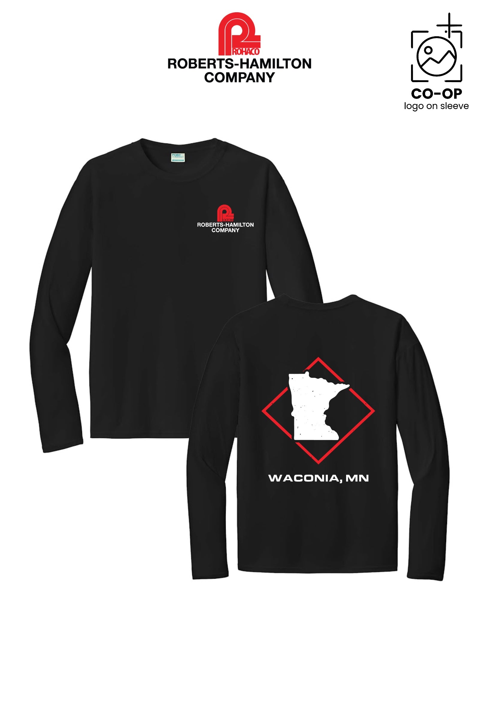 Port & Co™ Performance UPF 50 Long Sleeve - ROBERTS-HAMILTON - WACONIA