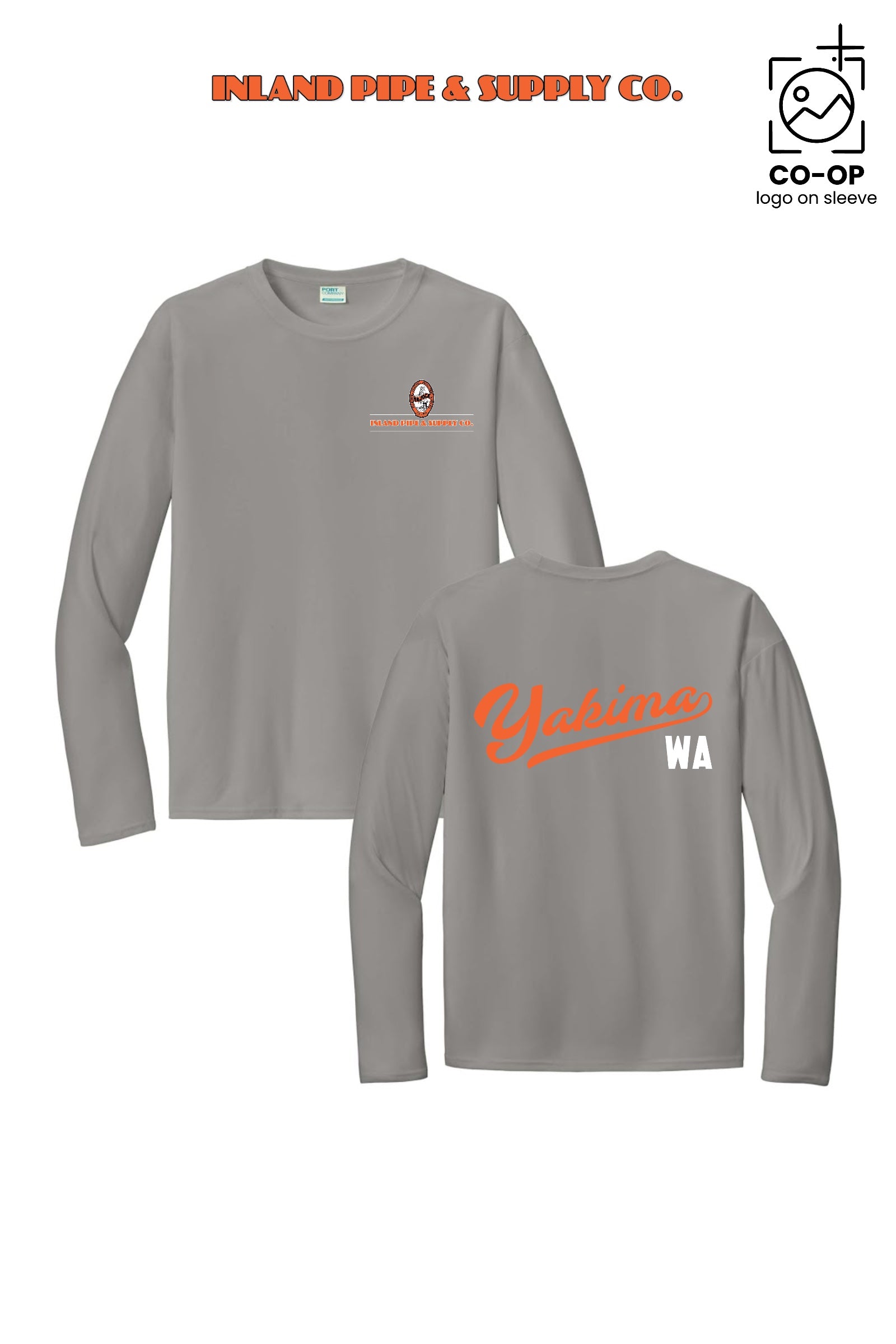 Port & Co™ Performance UPF 50 Long Sleeve - INLAND PIPE AND SUPPLY - YAKIMA