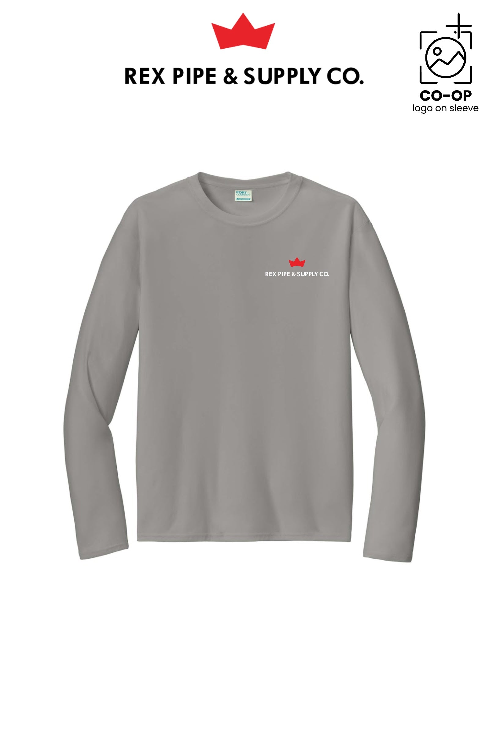 Port & Co™ Performance UPF 50 Long Sleeve - REX PIPE AND SUPPLY