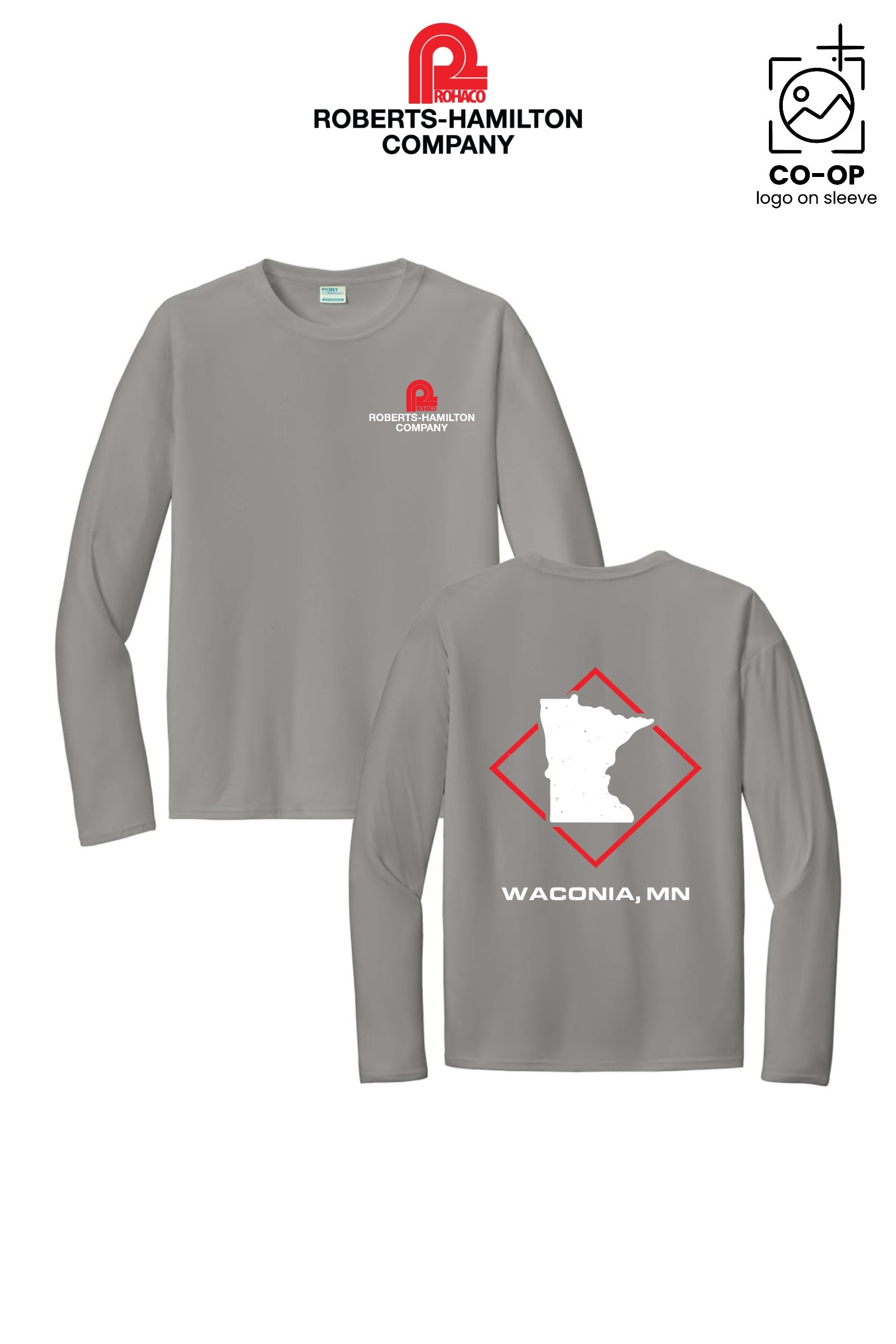 Port & Co™ Performance UPF 50 Long Sleeve - ROBERTS-HAMILTON - WACONIA